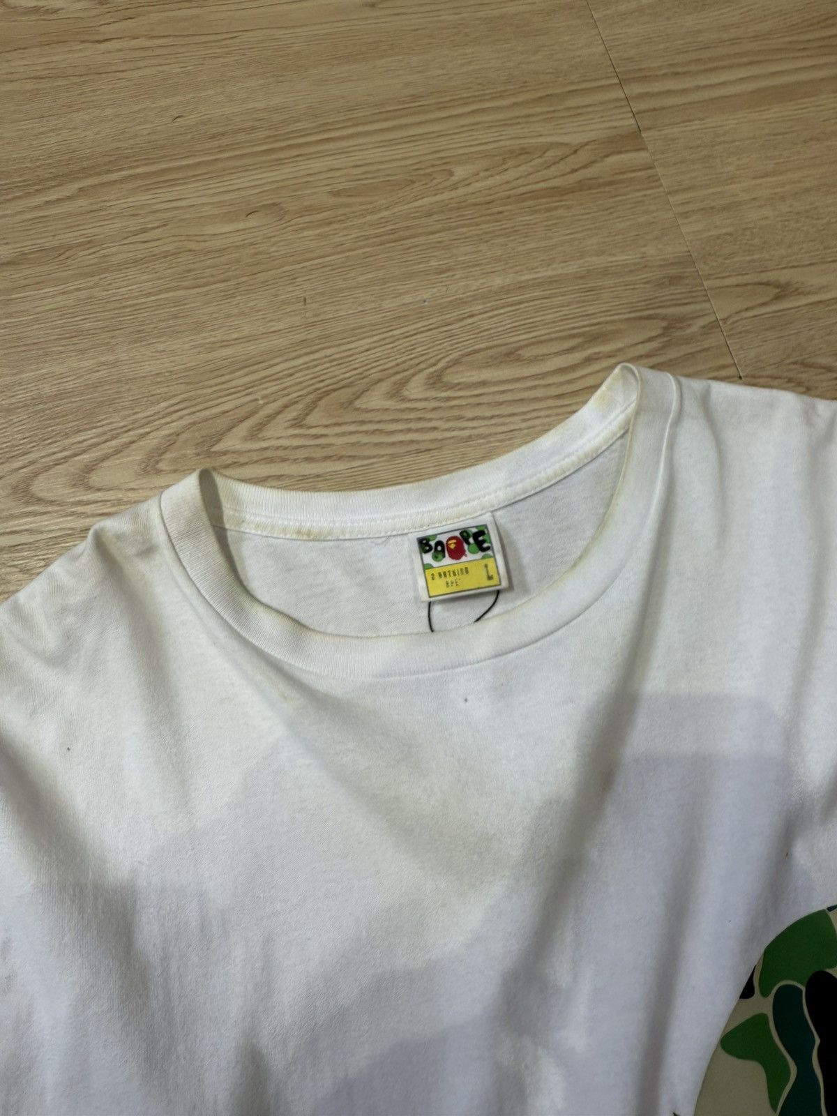 Bape BAPE A BATHING APE TSHIRT Size US L / EU 52-54 / 3 - 6 Thumbnail