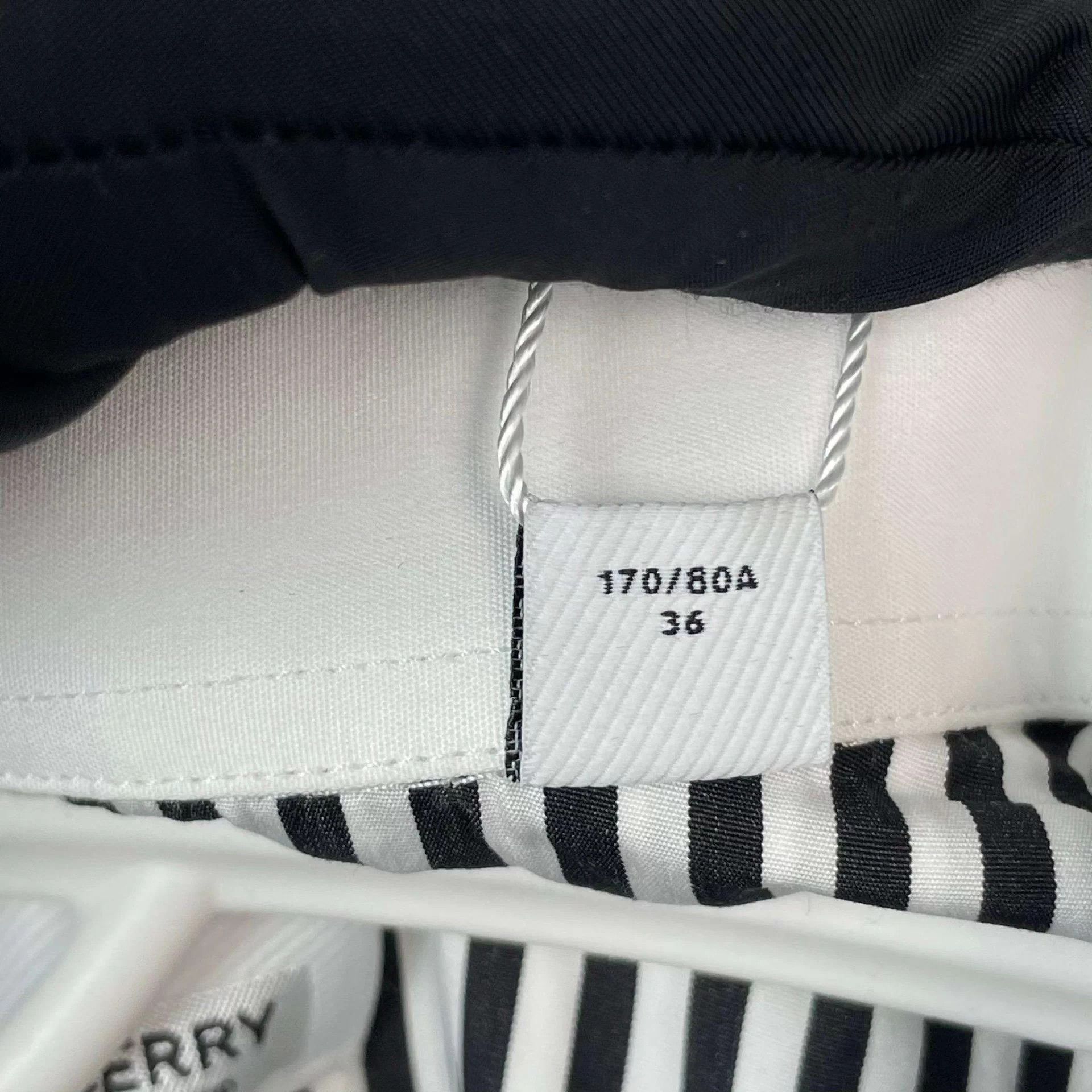 Burberry Burberry cotton long shirt 170 black white stripe Size XL / US 12-14 / IT 48-50 - 4 Thumbnail