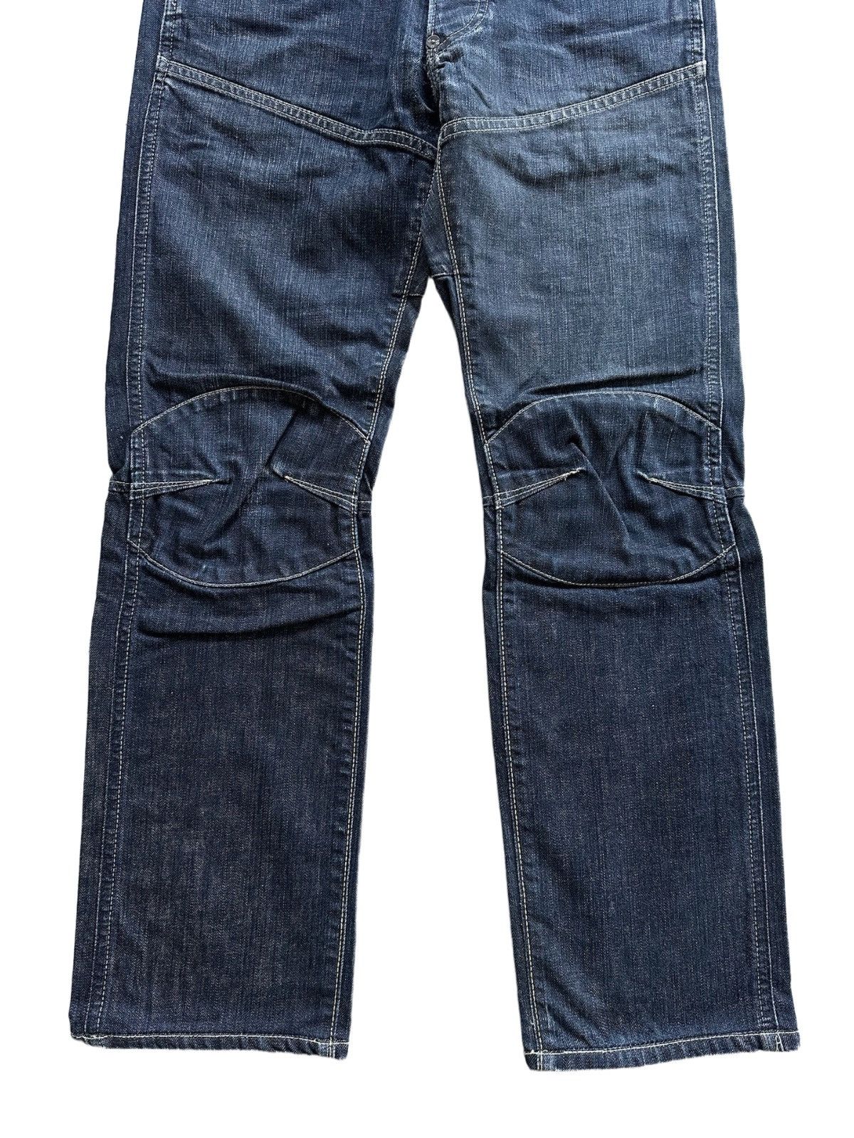G-Star Rare BuckleBack G Star Raw Double Knee Denim Jeans 96 Elwood Size US 30 / EU 46 - 3 Thumbnail