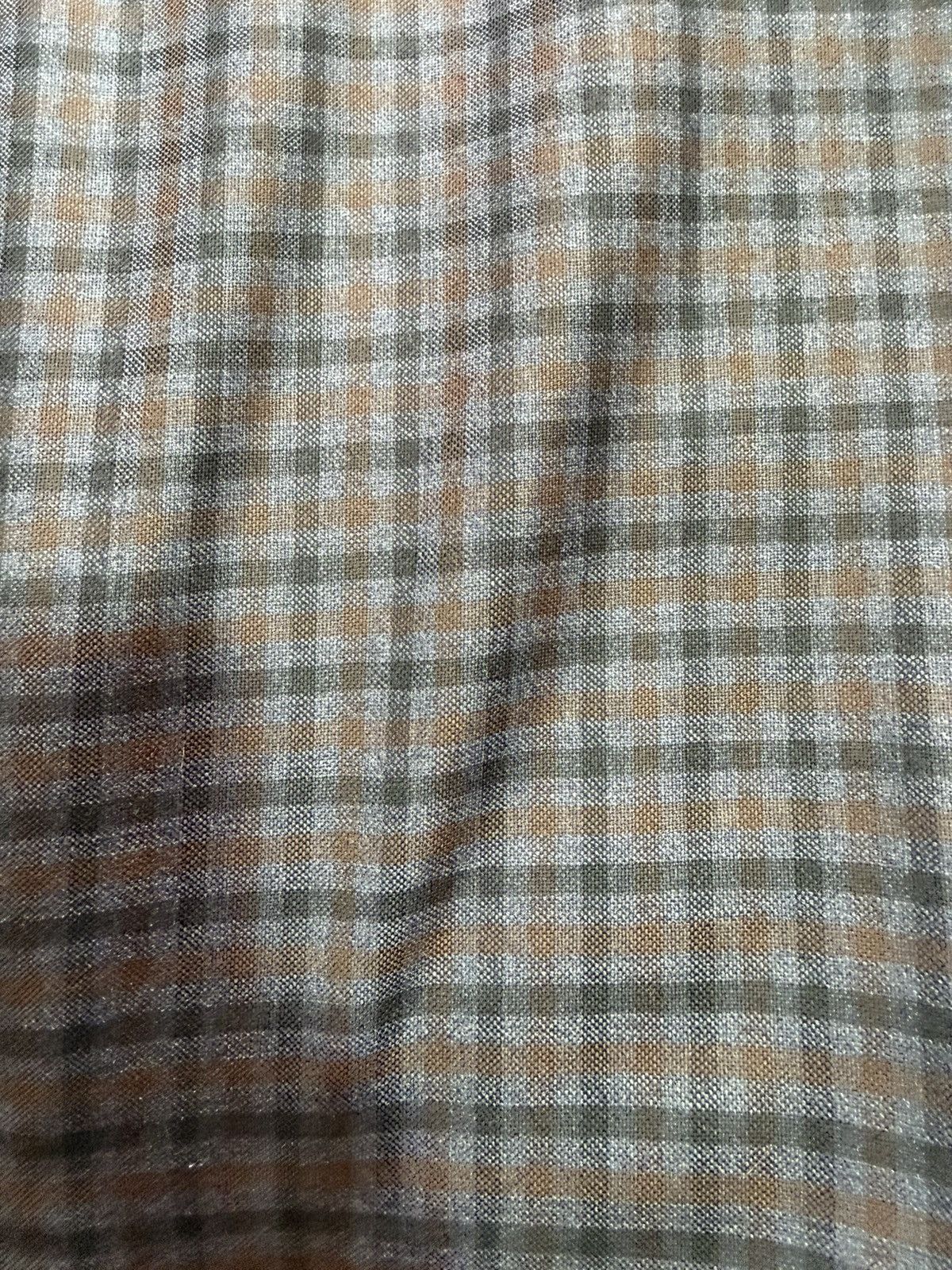 Samuelsohn Samuelsohn Brown and Blue Plaid Blazer Size 46R - 3 Thumbnail