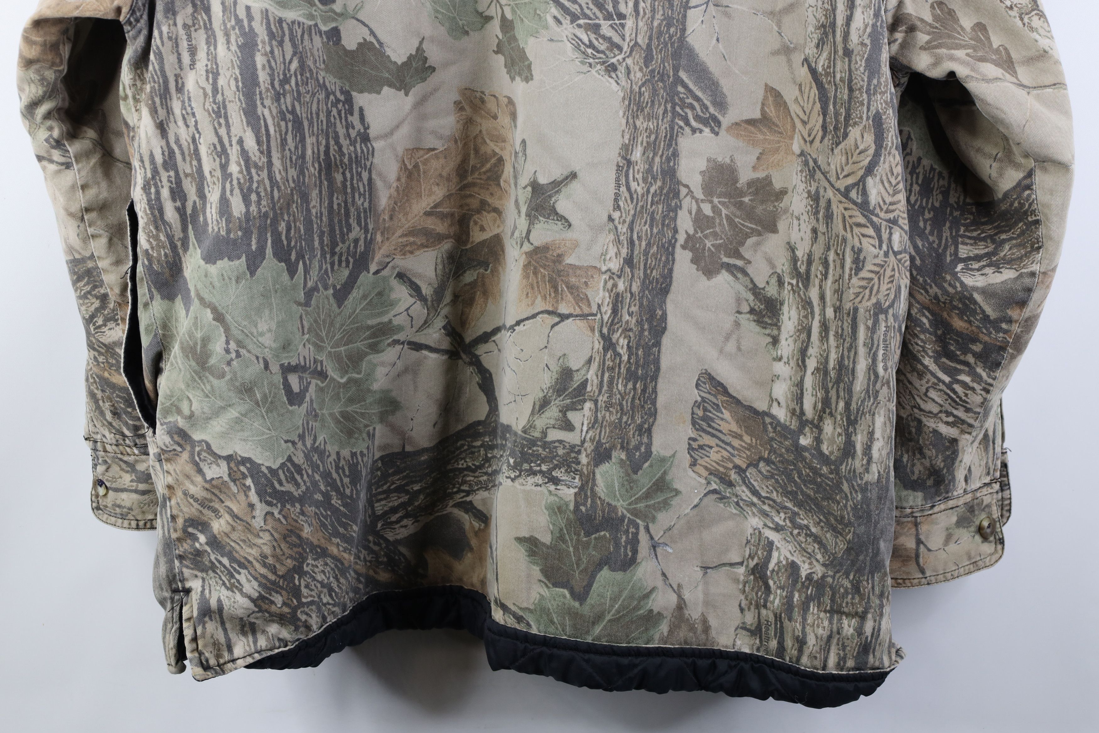 Vintage Vintage 90s Streetwear Camouflage Quilted Hooded Jacket Size US XL / EU 56 / 4 - 16 Thumbnail