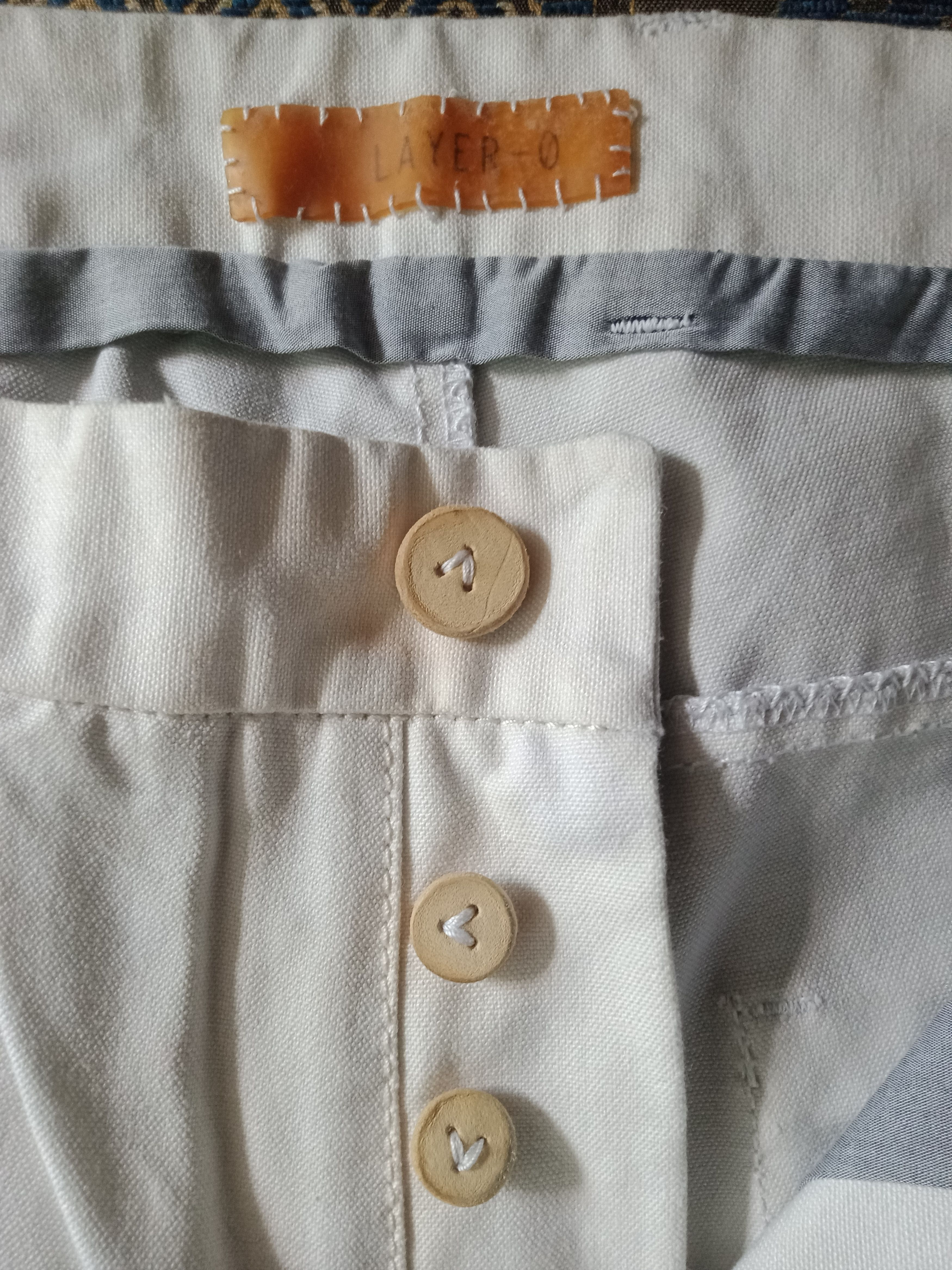Layer-0 A rare white Layer-0 cotton canvas pants! Size US 34 / EU 50 - 9 Thumbnail