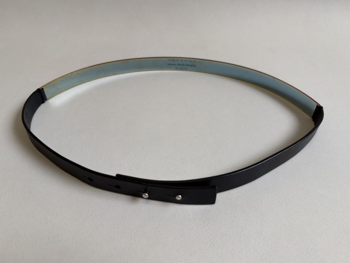 Maison Margiela 08 ‘Incognito’ Iridescent Metal/Leather Belt Size ONE SIZE - 11 Thumbnail