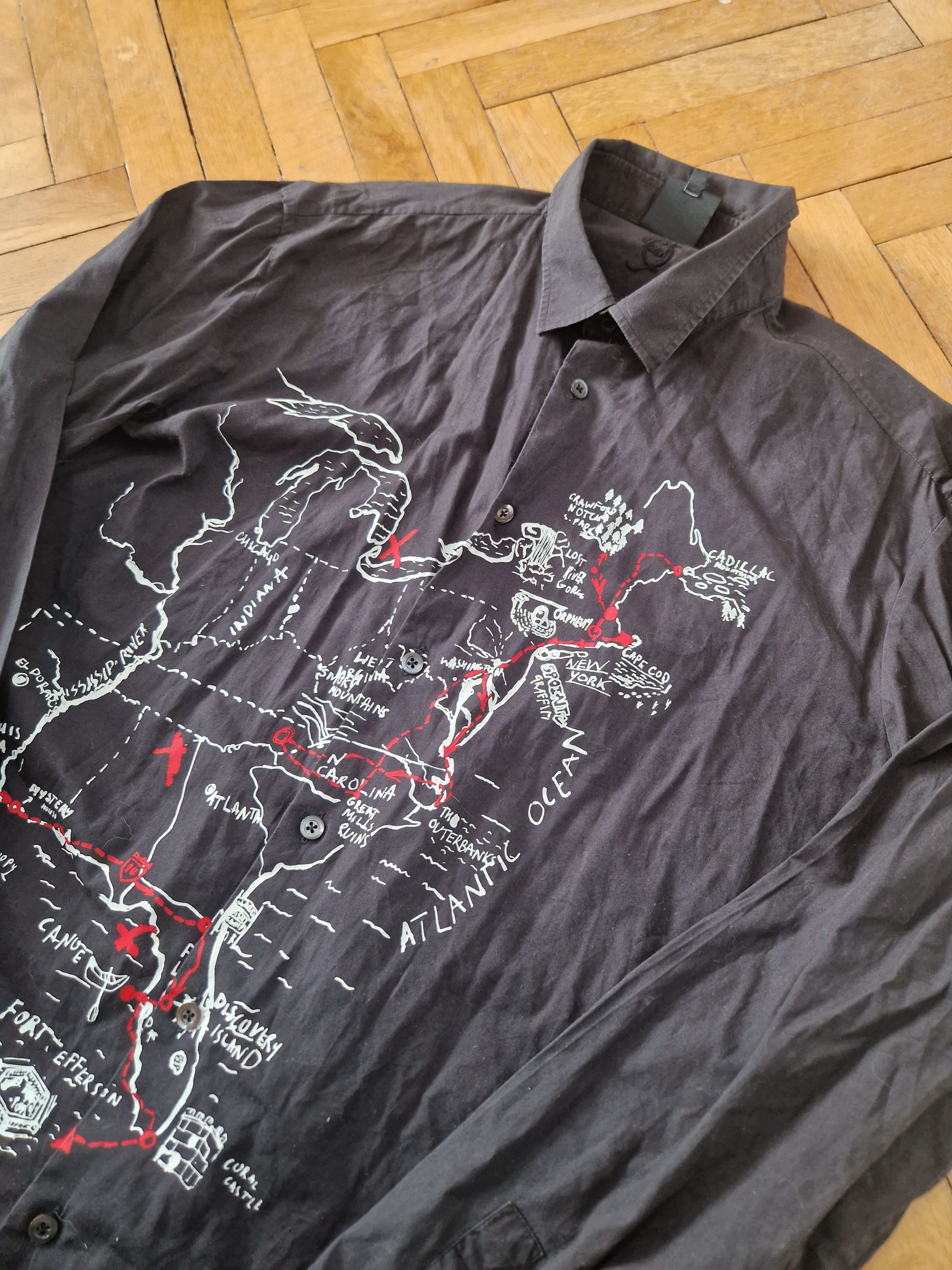Alexander McQueen Alexander McQueen east coast vintage shirt Size US L / EU 52-54 / 3 - 3 Thumbnail