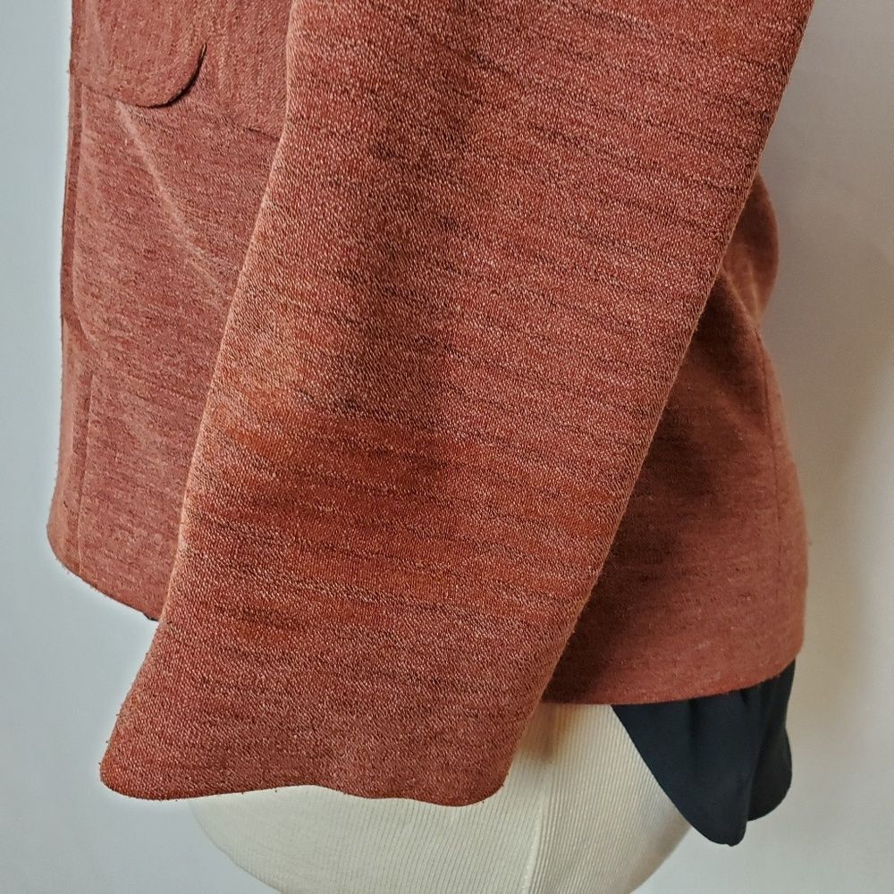 Vintage 70s Western Vintage Brick Red Blazer Pockets S-M Size M / US 6-8 / IT 42-44 - 8 Thumbnail