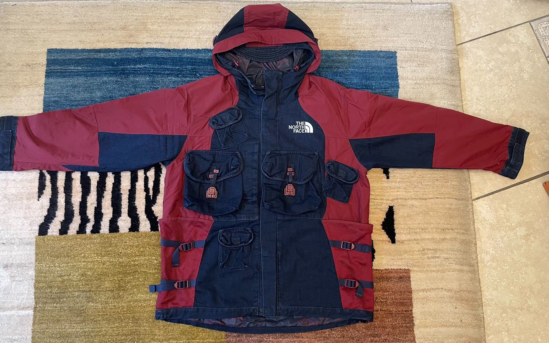 The North Face The North Face Men's Red Blue Softshell Jacket Size US XL / EU 56 / 4 - 1 Thumbnail