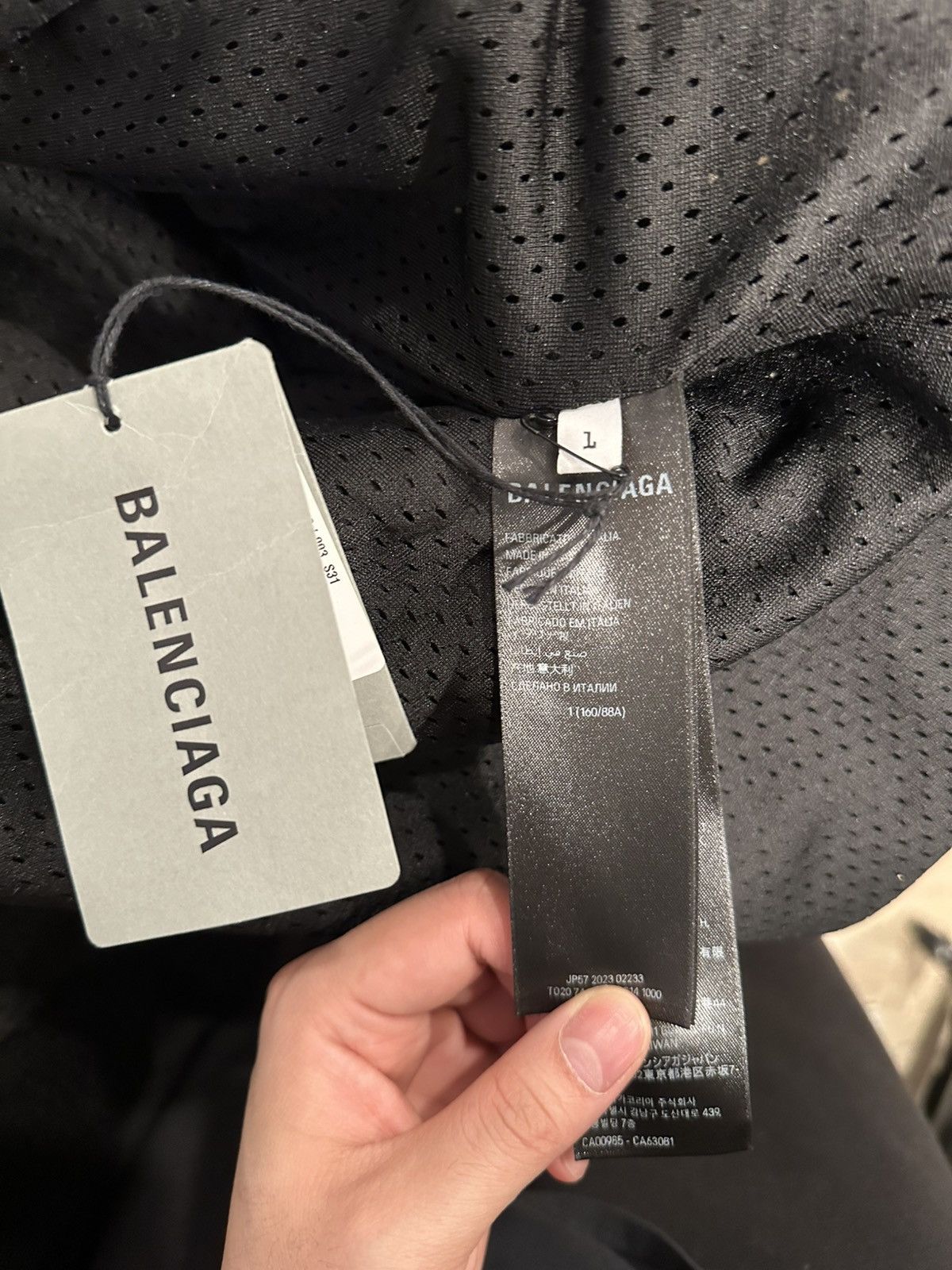 Balenciaga SU23 Mudshow Leather Biker Jacket Size US M / EU 48-50 / 2 - 7 Thumbnail