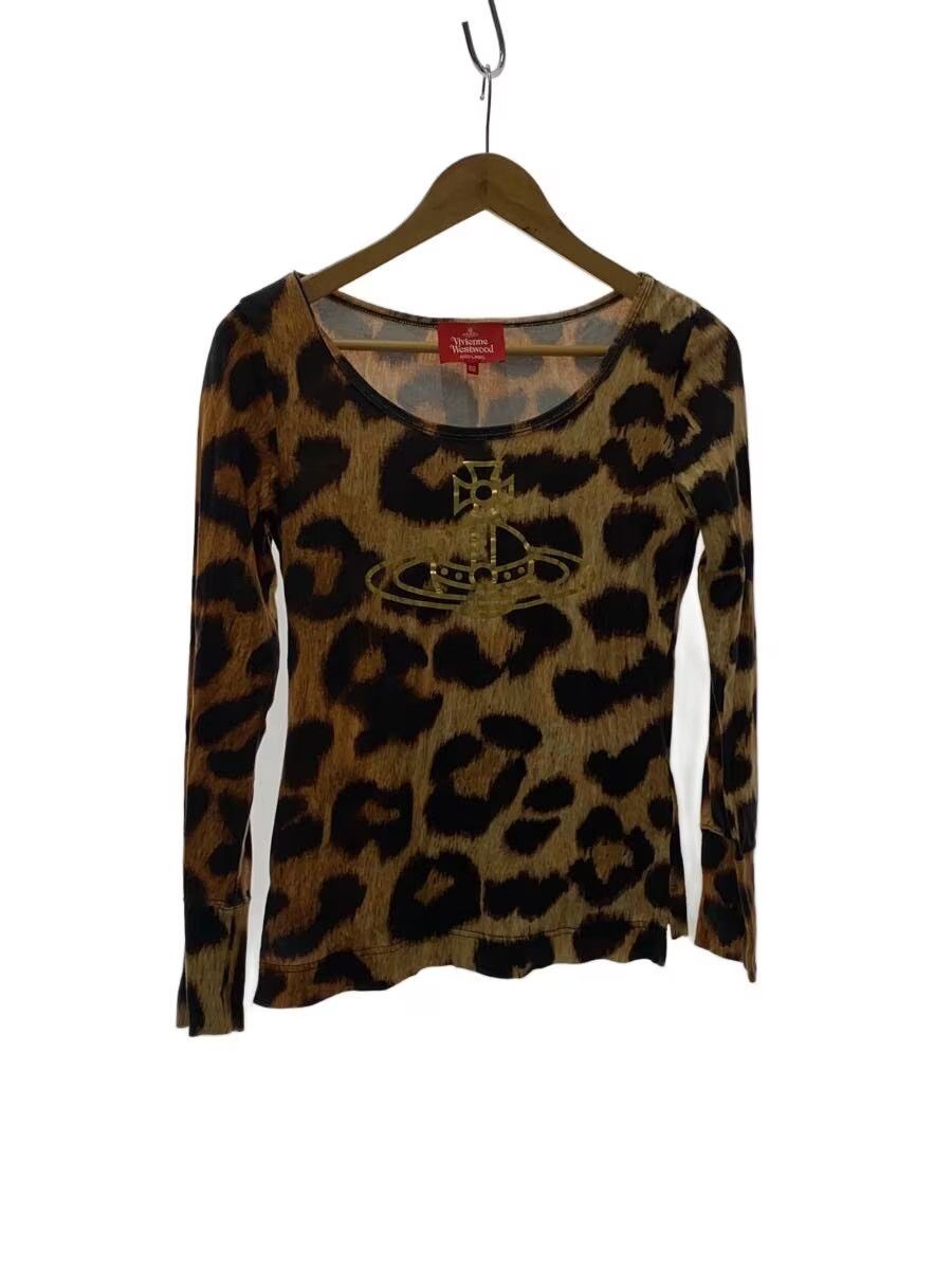 Vivienne Westwood Leopard Print Orb Long Sleeve Tee Size M / US 6-8 / IT 42-44 - 1 Thumbnail