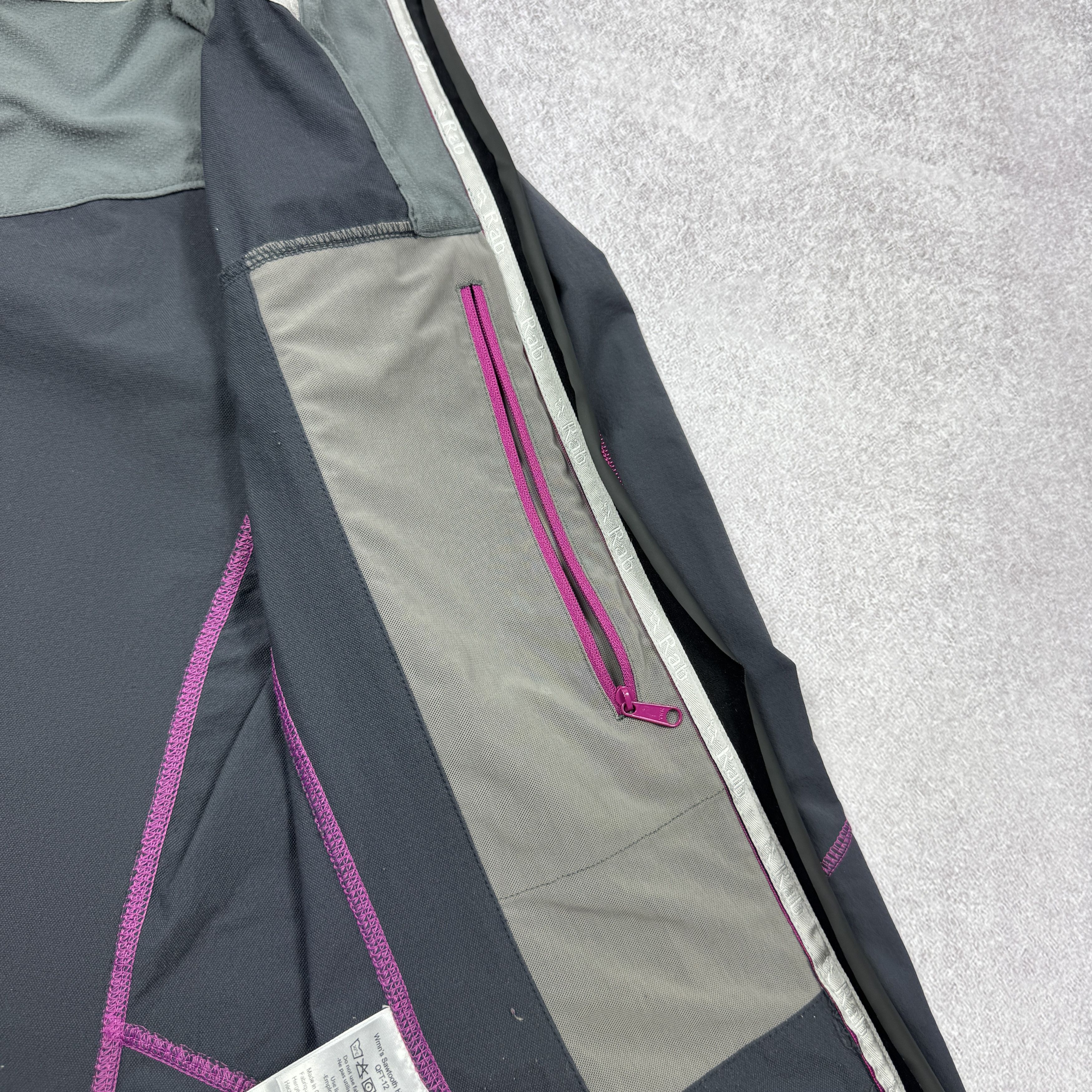 Rab Women`s RAB SAWTOOTH HOODIE GRAY RAIN JACKET SIZE S / 38 Size S / US 4 / IT 40 - 9 Thumbnail