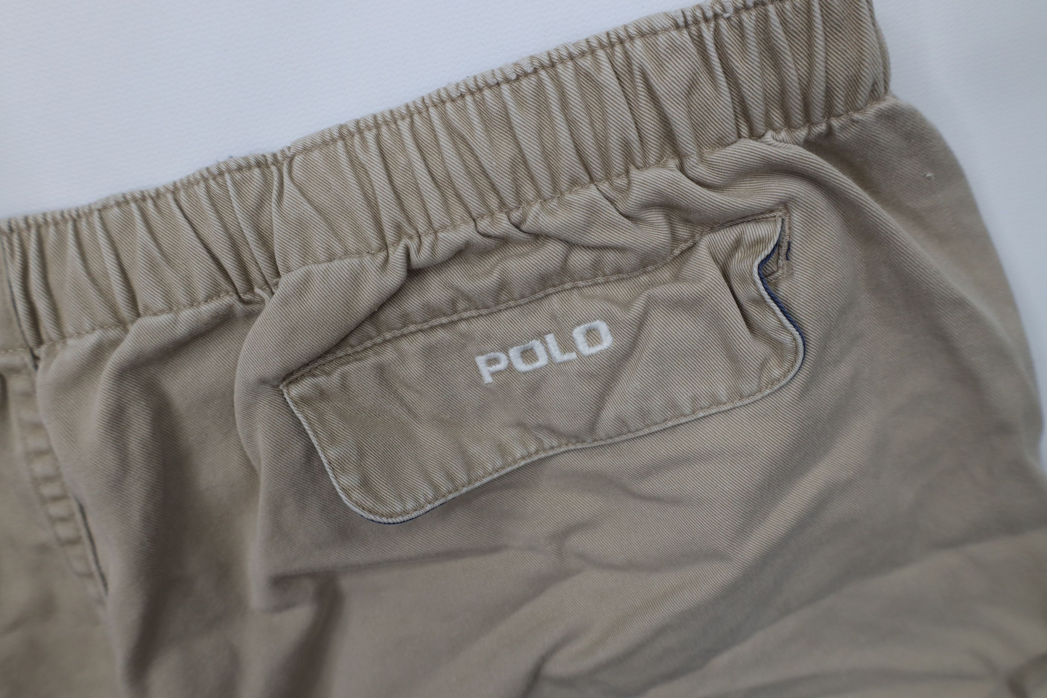 Polo Ralph Lauren Vintage 90s Ralph Lauren Above Knee Shorts Beige Cotton Size US 38 / EU 54 - 14 Thumbnail