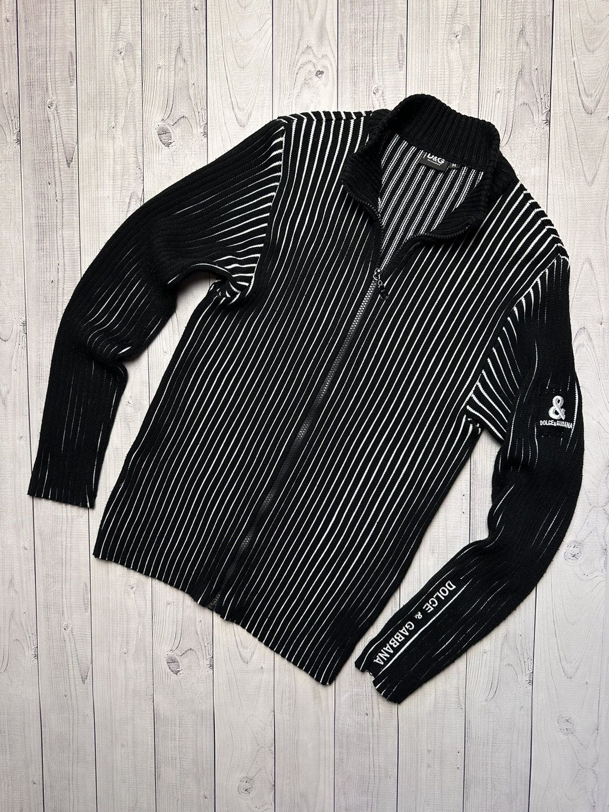 Vintage Vintage Avant-garde sweater zip Dolce Gabbana rare size M Size US M / EU 48-50 / 2 - 1 Thumbnail
