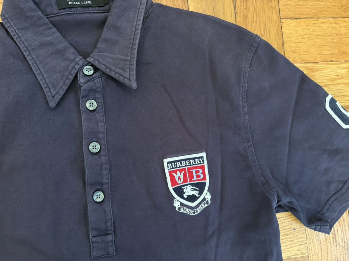 Burberry Rare Burberry Black Label Polo Jersey Logo Size US S / EU 44-46 / 1 - 4 Thumbnail