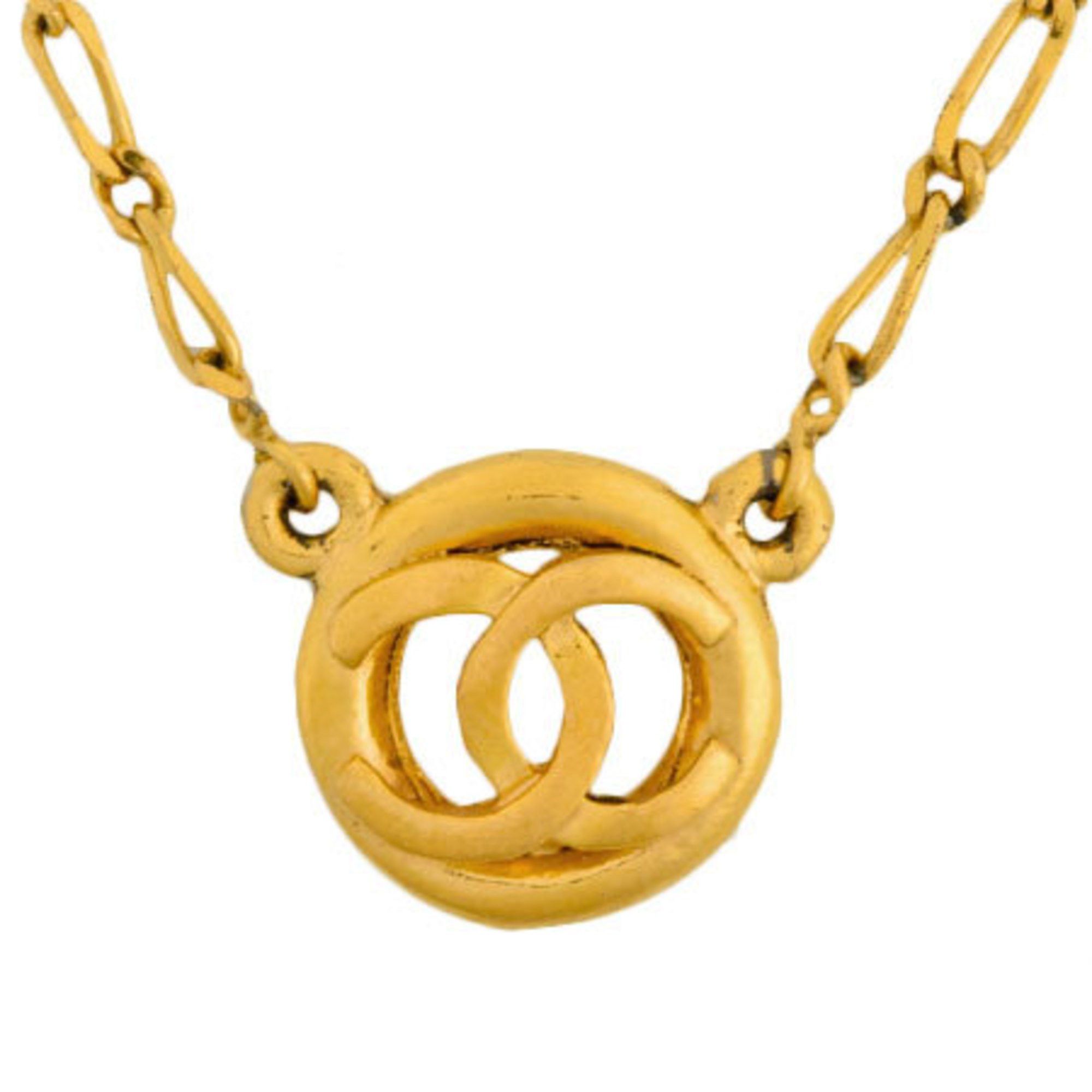 image of Chanel Cocomark 1983 Necklace Ladies in Gold, Women's