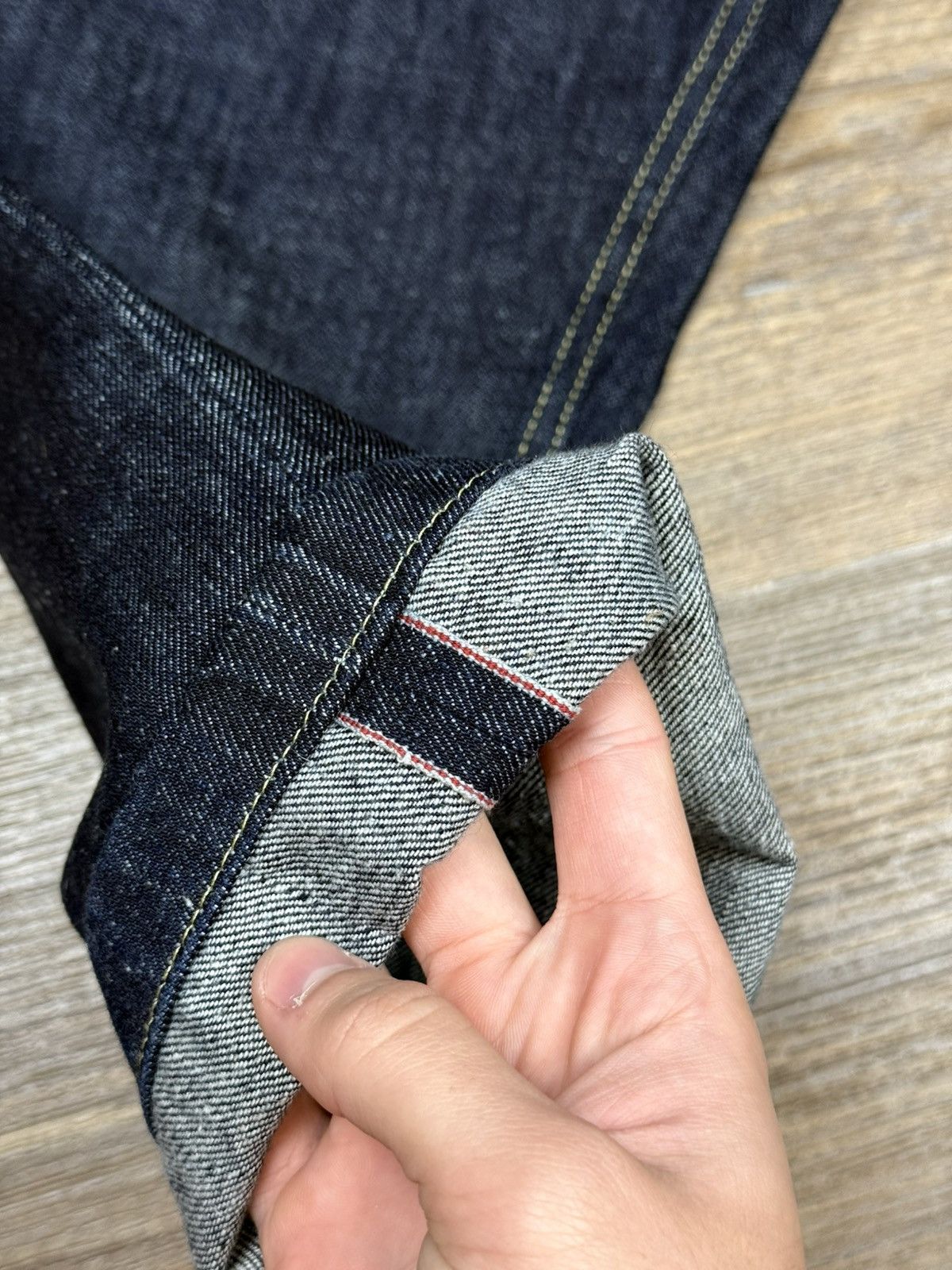 Studio Nicholson Studio Nicholson Bill SNM 102 Selvedge Blue Japanese Pants Size US 33 - 10 Thumbnail