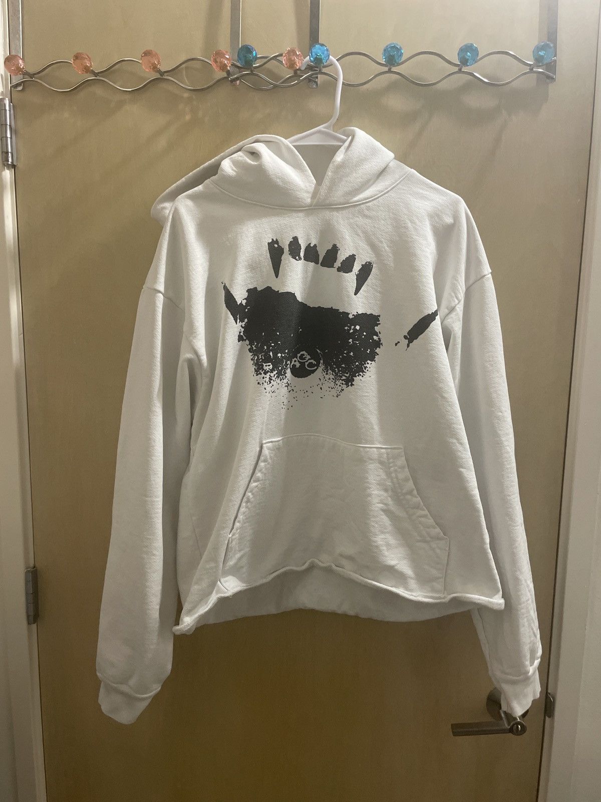 Ken Carson Ken Carson White Hoodie “A Great Chaos” Size US M / EU 48-50 / 2 - 1 Thumbnail