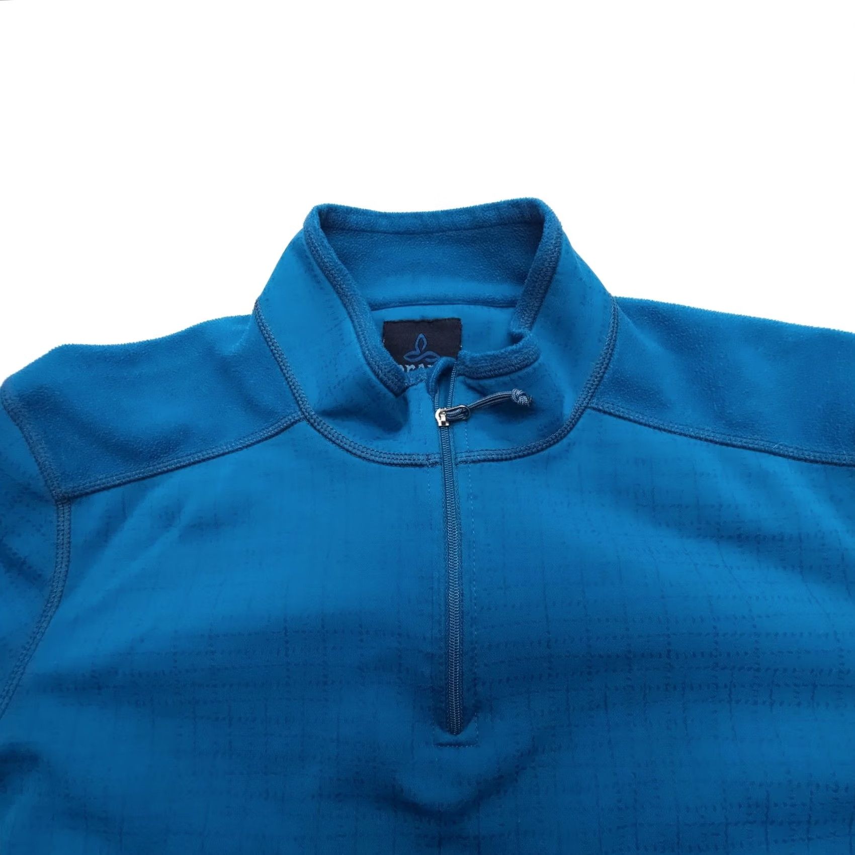 Prana prAna Long Sleeve 1/4 Zip Fleece Pullover Womens L Blue Hiking Mid Layer Shirt Pullover Womens Outdoor 1/4 Zip Lightweight Regular Blue Hiking Womens Size L / US 10 / IT 46 - 5 Thumbnail