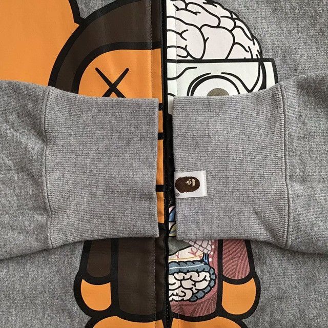Bape × Kaws × Original Fake BAPE × KAWS MILO Companion full zip hoodie APE NIGO Size US M / EU 48-50 / 2 - 6 Thumbnail