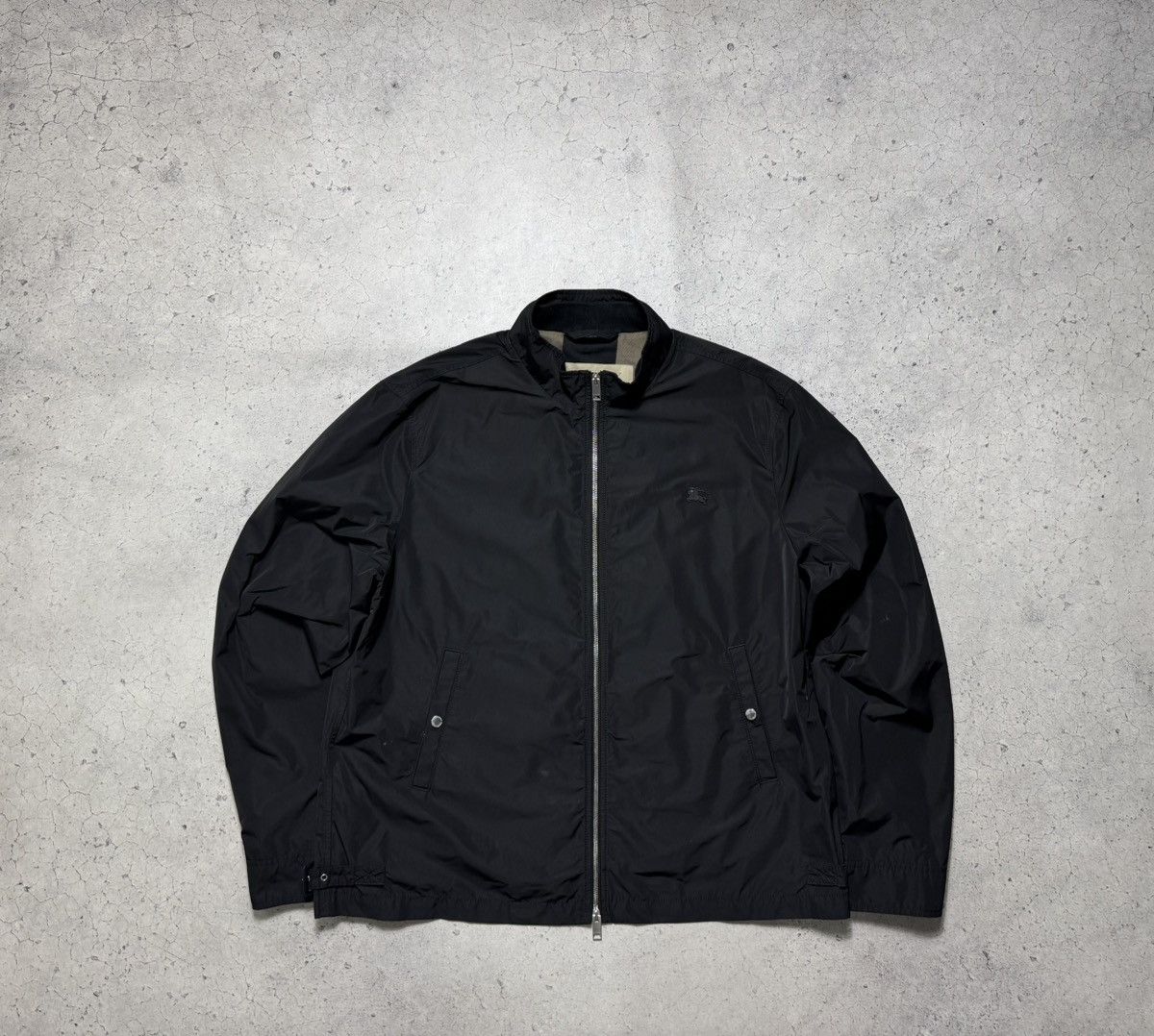Burberry Burberry London England Nylon Black Light Bomber Jacket Size US XL / EU 56 / 4 - 2 Thumbnail