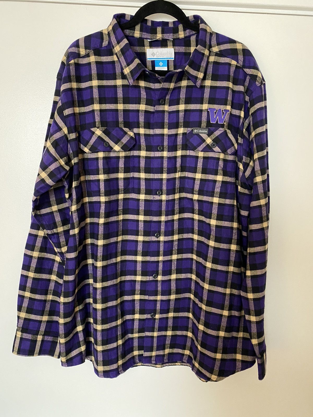 Columbia Columbia U of Washington Flare Gun Flannel Shirt XL NWT Size US XL / EU 56 / 4 - 1 Thumbnail