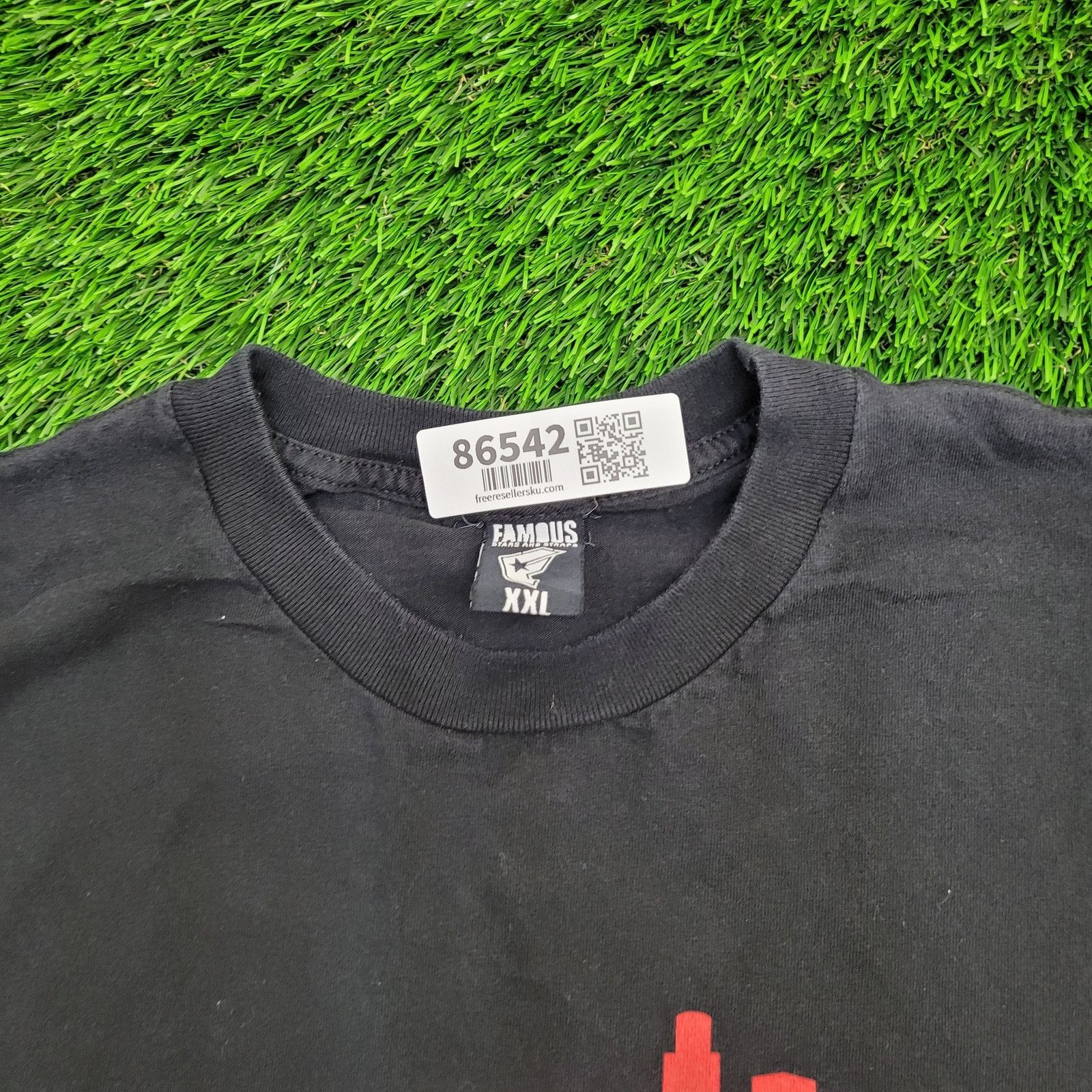 Other Vintage Y2K Famous-Stars-And-Straps Shirt 2XL 25x29 Black Size US XXL / EU 58 / 5 - 8 Thumbnail