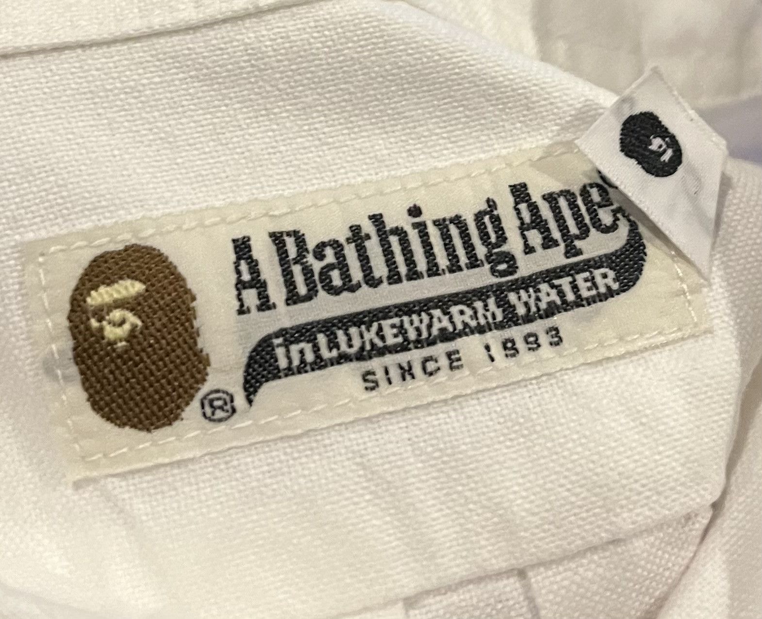 Bape Bape long sleeve button up shirt Size US S / EU 44-46 / 1 - 4 Thumbnail