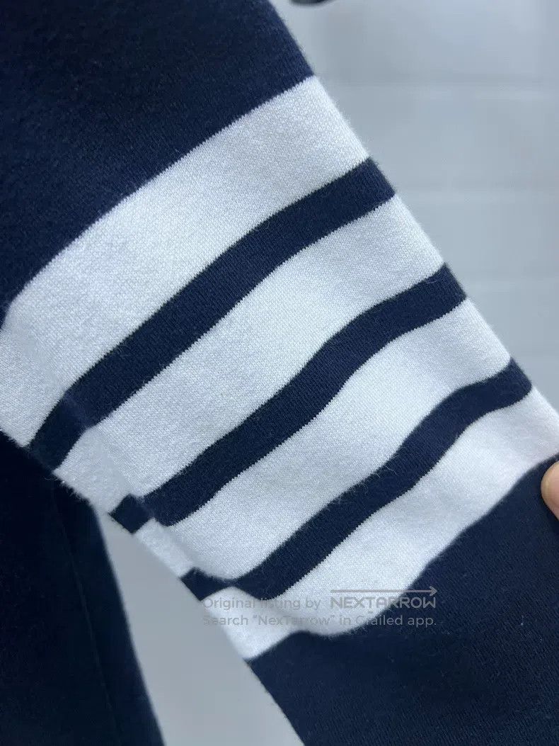 Thom Browne Thom Browne Blue and green four stripes hoodie Size US S / EU 44-46 / 1 - 6 Thumbnail
