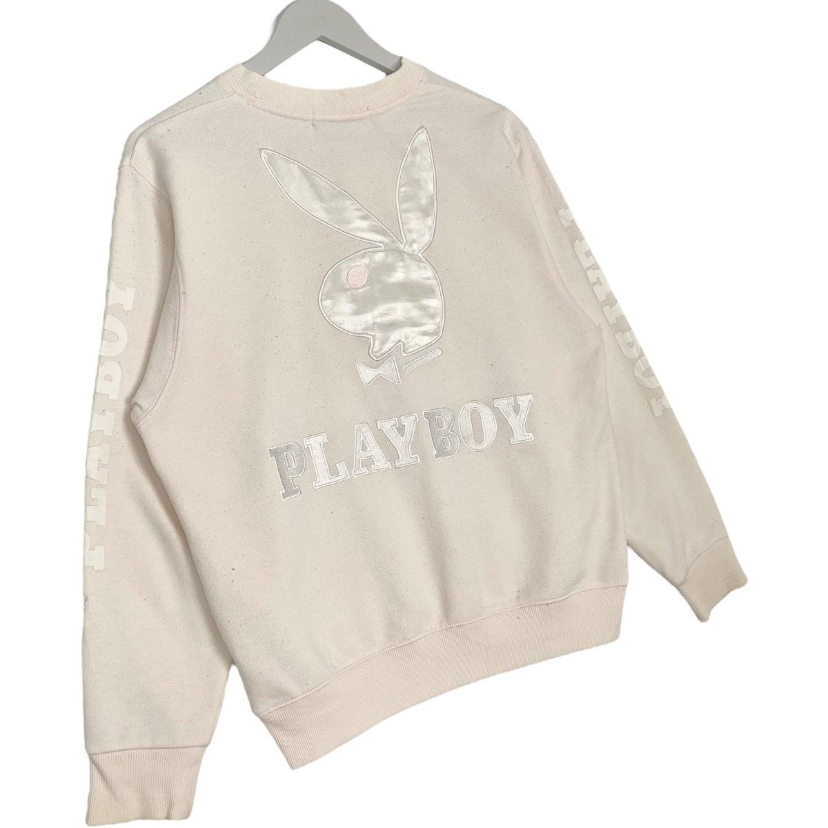 Vintage Vintage Playboy Sweatshirt Crewneck Soft Pink Big Logo Size US M / EU 48-50 / 2 - 8 Thumbnail