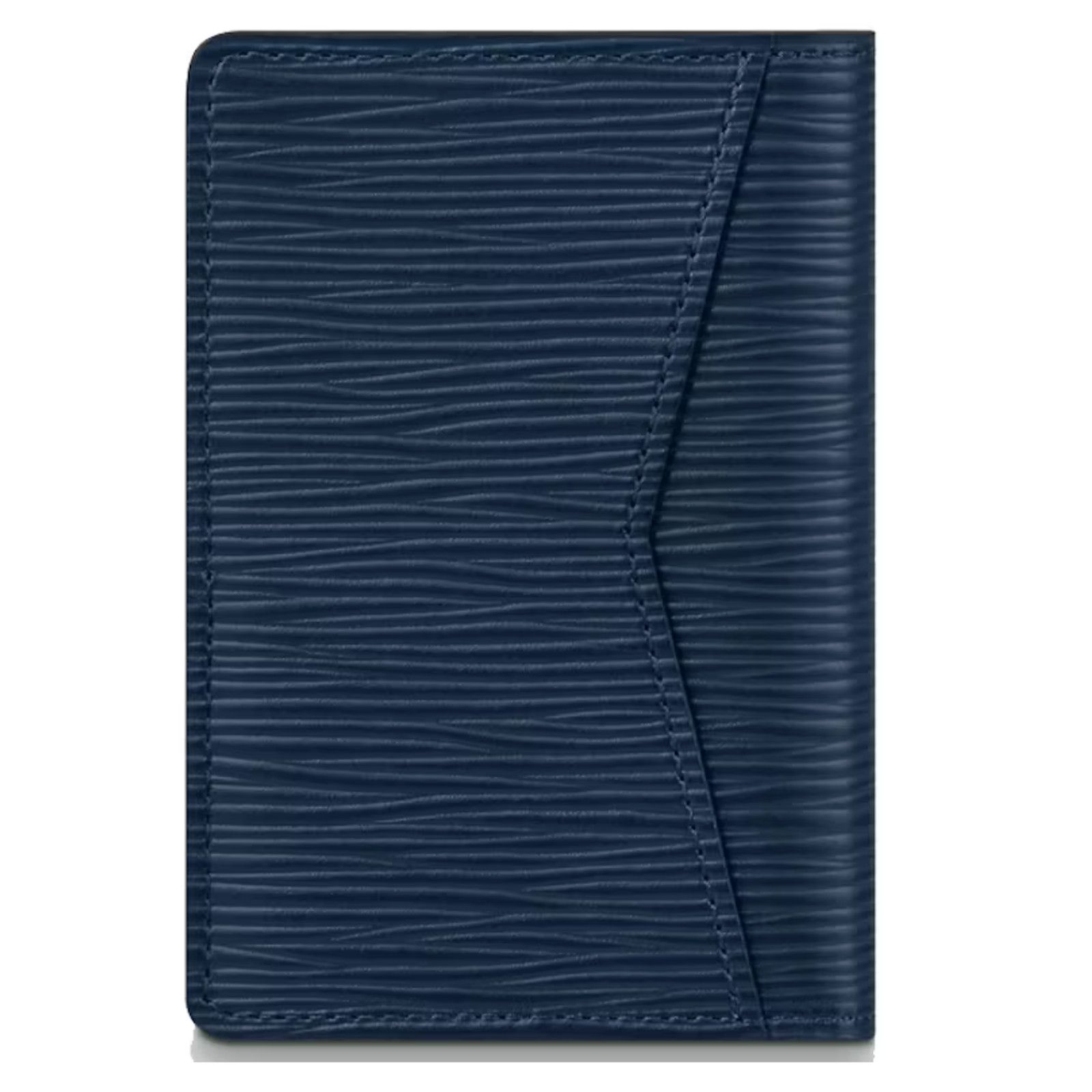 Louis Vuitton Louis Vuitton Leather Blue Stripe Pocket Organizer Wallet Size ONE SIZE - 4 Thumbnail