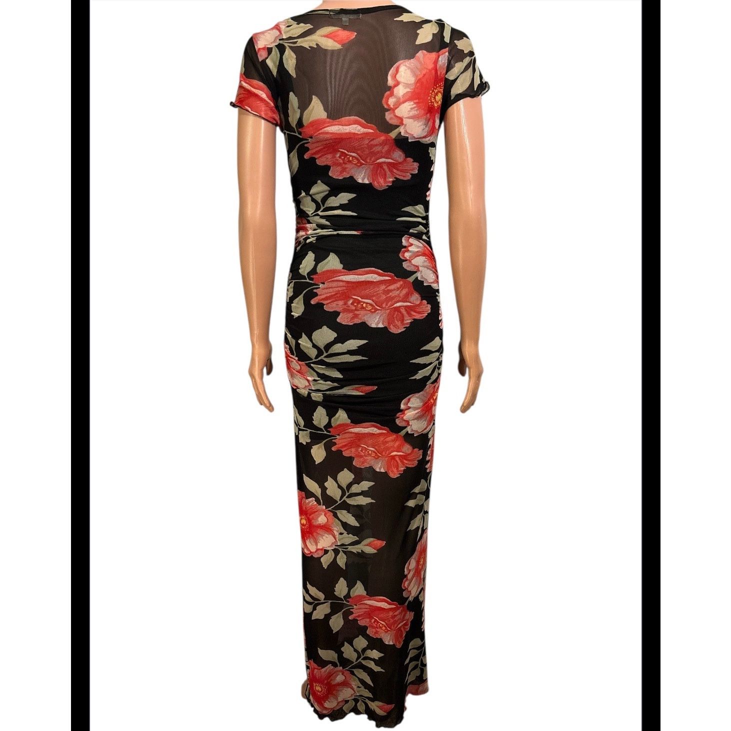 The Unbranded Brand No Comment Floral Overlaid Maxi Dress Size Small Size S / US 4 / IT 40 - 4 Thumbnail