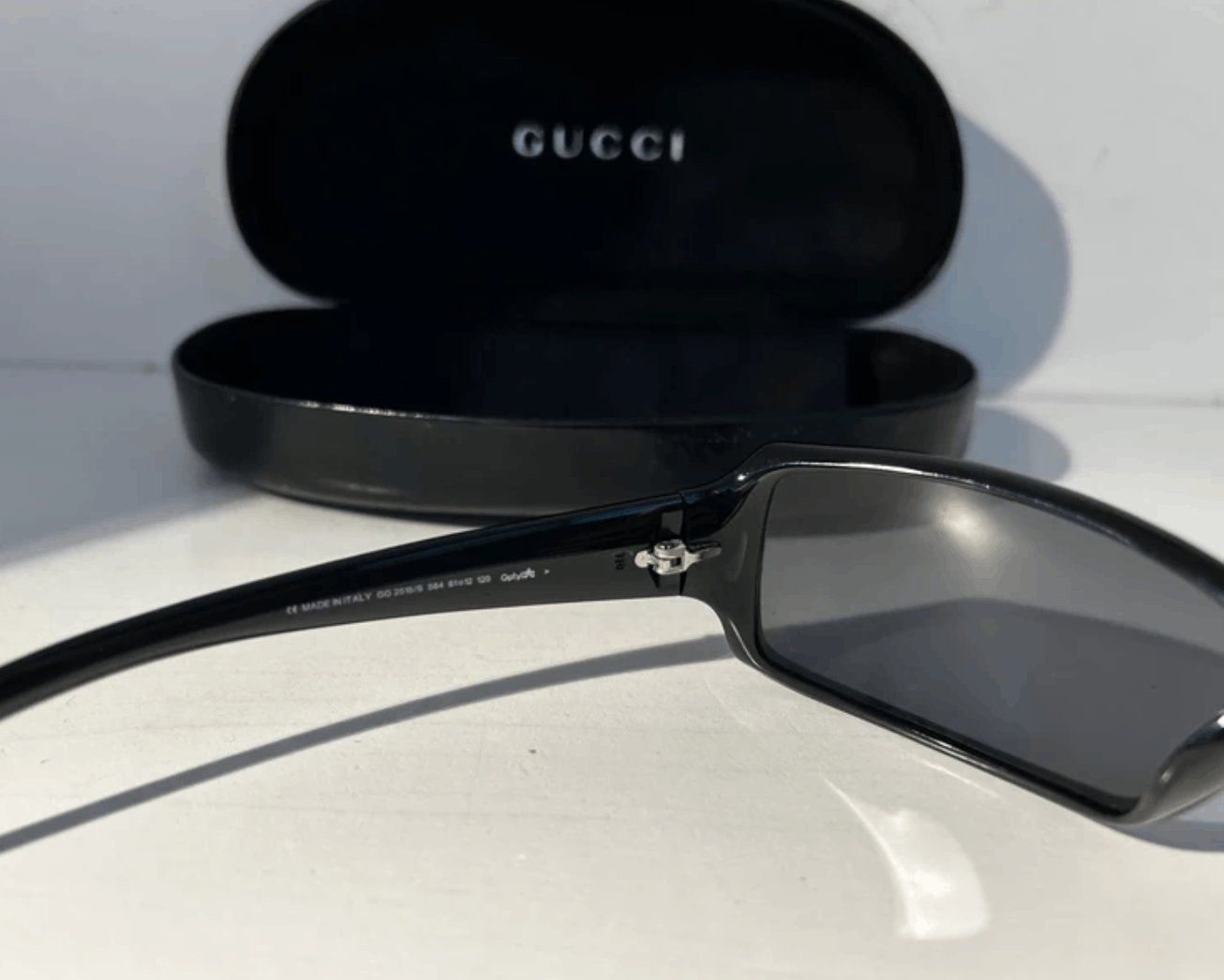 Gucci GUCCI Sunglasses GG2515 Shield Rimless 90s Wrap 1190 Vintage Size ONE SIZE - 4 Thumbnail