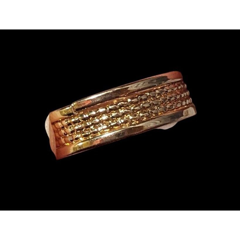 Other Gold Tone Rope Textured Fashion Ring Size 7 Size ONE SIZE - 13 Thumbnail
