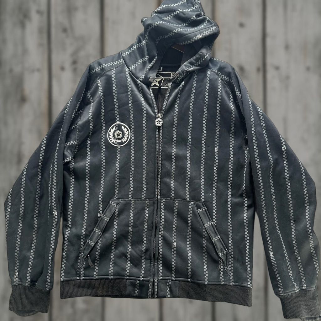 Vintage Sessions Softshell Hoodie Men Large Black Full Zip Fleece Lined Snowboard Mens Size US L / EU 52-54 / 3 - 1 Thumbnail
