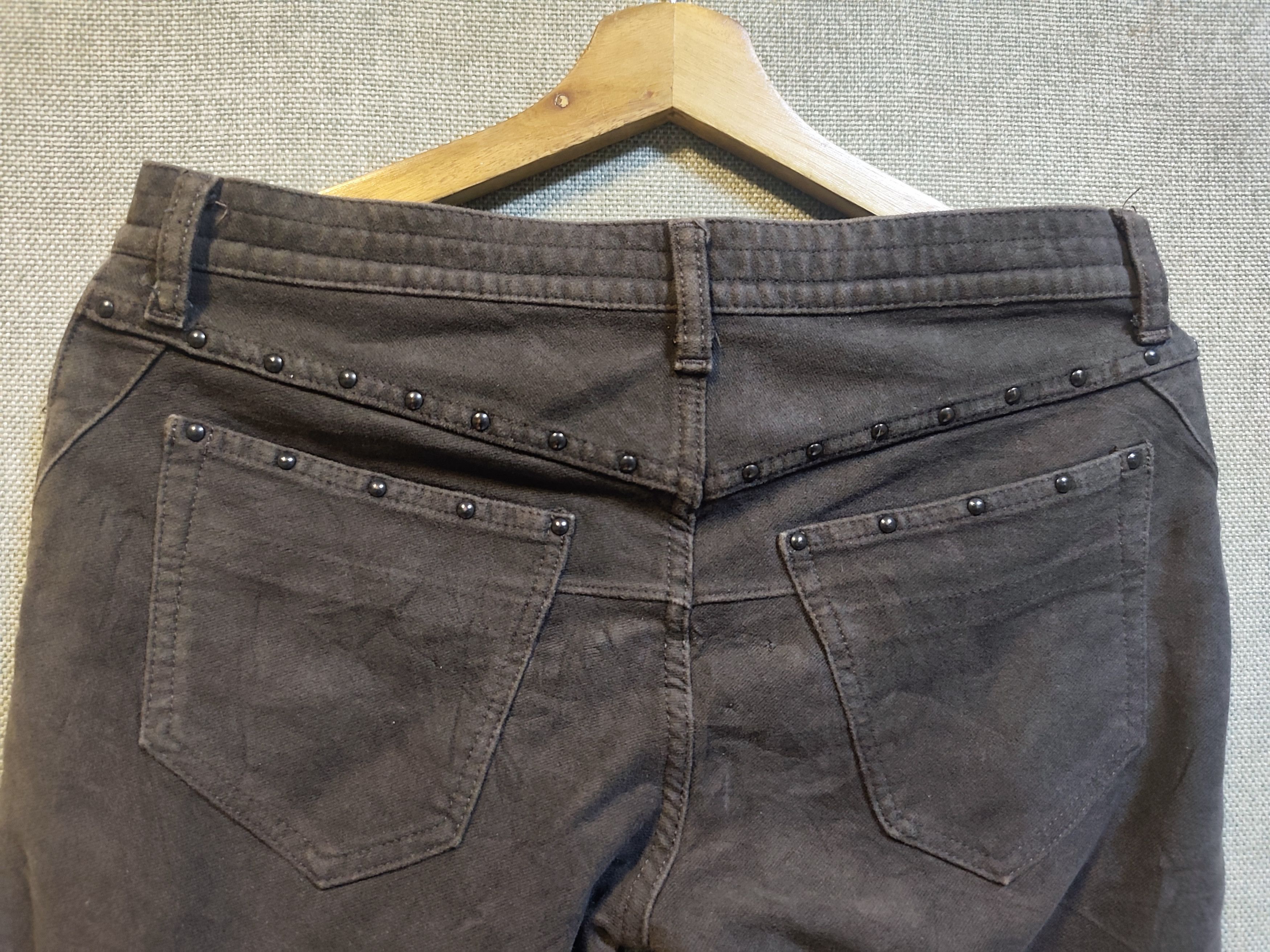 Number (N)ine Number (N)ine SS04 Pain Studded Musical Note Denim" Size US 31 - 5 Thumbnail