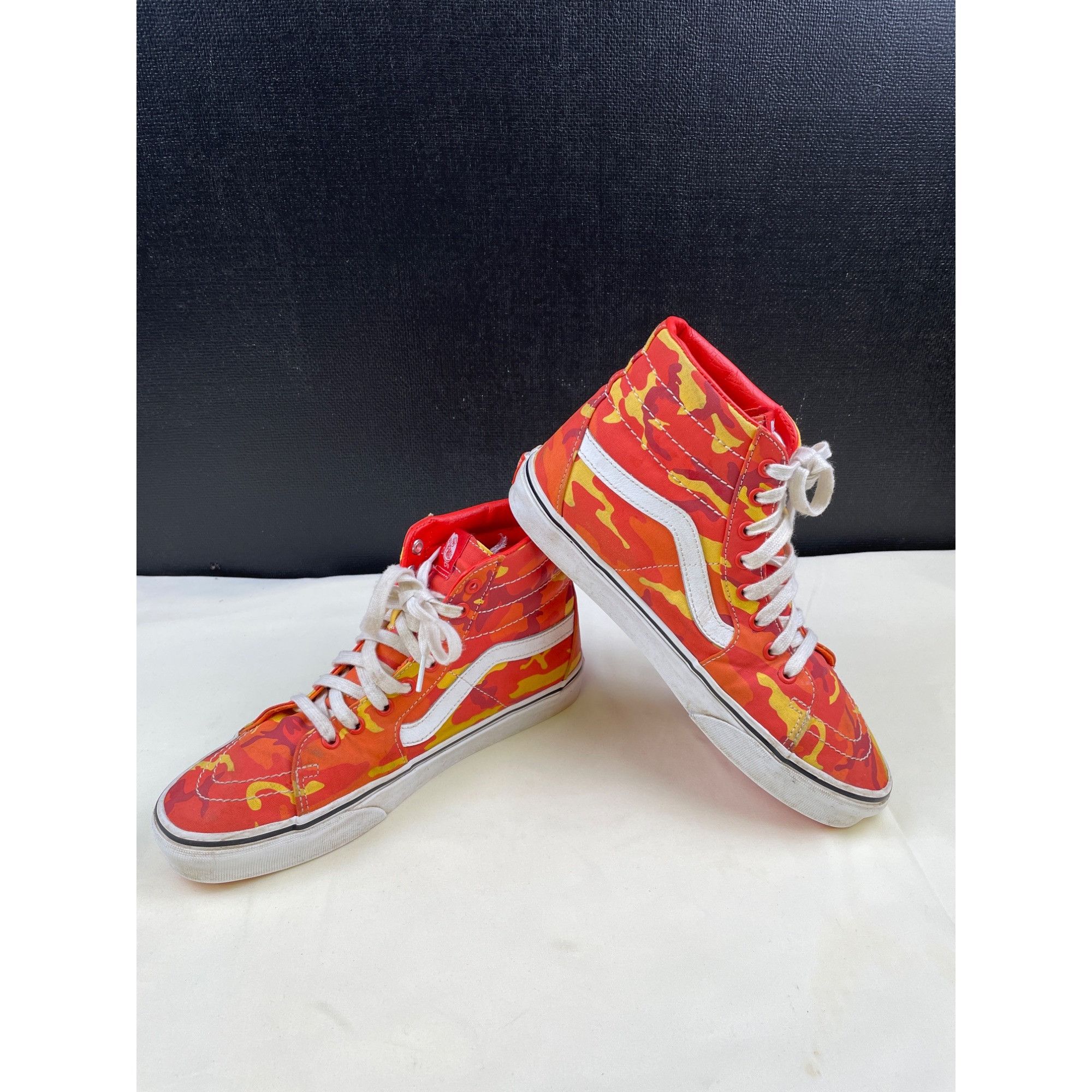 Vans Vans Unisex Orange Camouflage Skater shoes/ Sneakers Size M8 Size US 8.5 / EU 41-42 - 3 Thumbnail