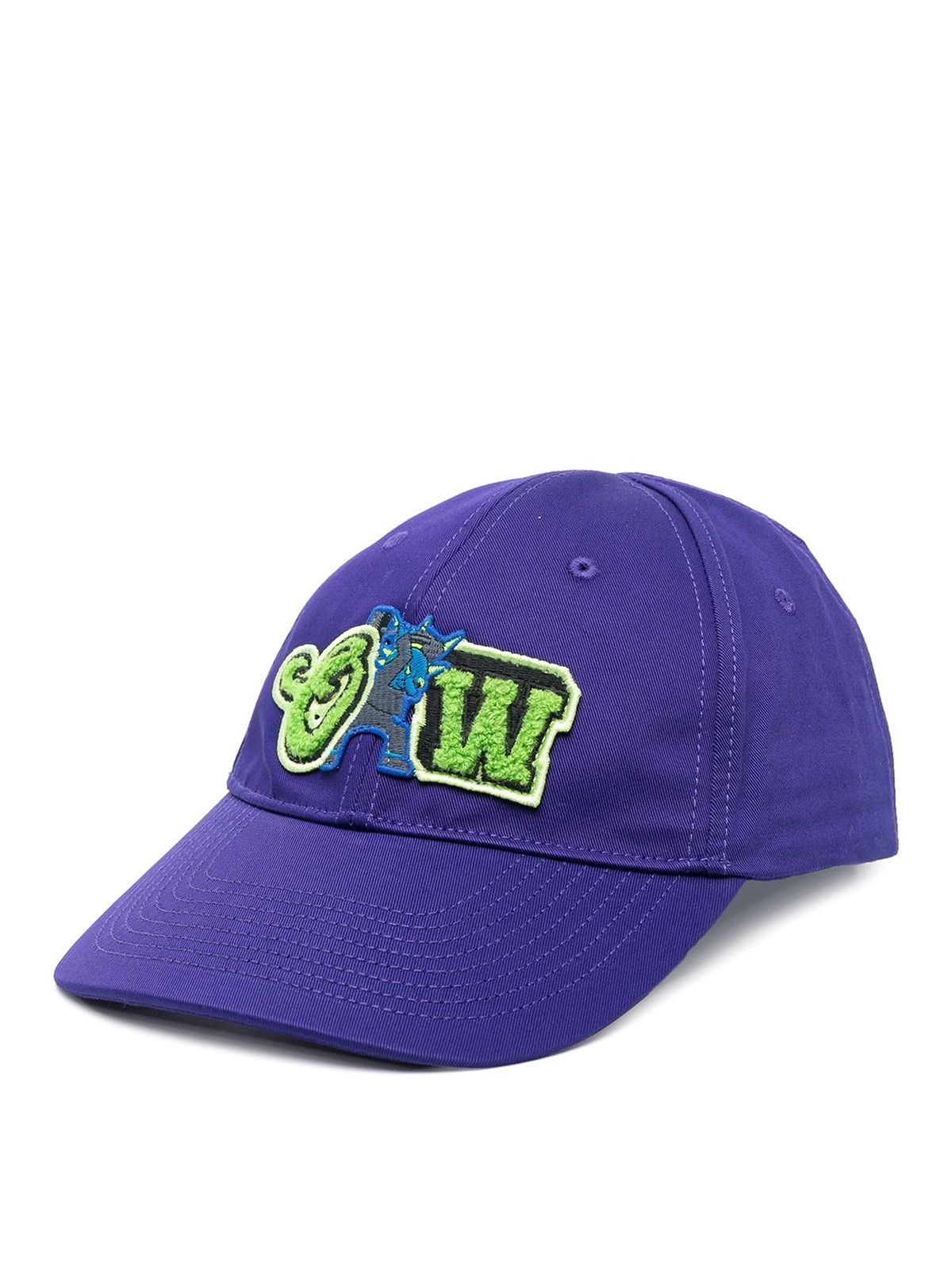 Off-White o1gr1nt0325 Size: OS / Varsity Baseball Cap / Hat in Purple Size ONE SIZE - 1 Thumbnail