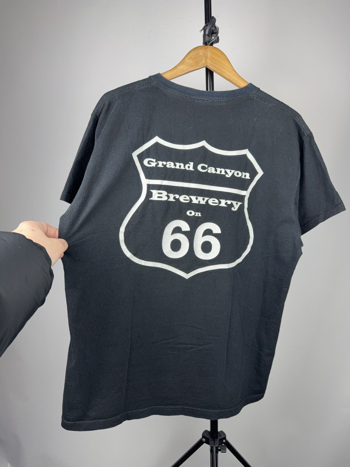 Vintage 00s USA Grand Canyon Brewery Route 66 Graphic T-Shirt Size US XL / EU 56 / 4 - 9 Thumbnail