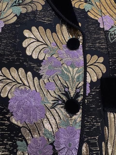 Dolce & Gabbana Dolce and Gabanna Floral Blazer with Velvet Lapel Size 48R - 10 Thumbnail
