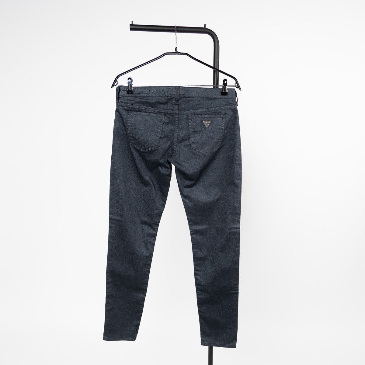 Guess Guess Beverly Skinny Black Trousers Stretch Slim Fit Pants Size 30" / US 8 / IT 44 - 2 Thumbnail