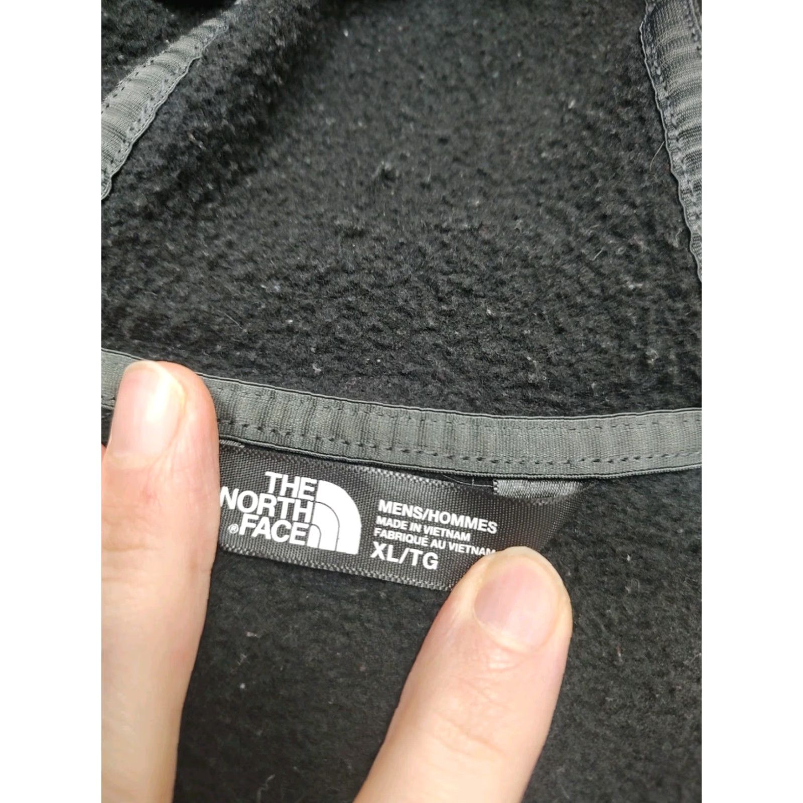 The North Face VINTAGE: No (omit) The North Face Hoodie Black Mens XL 1/4 Zip Pullover Logo Sweatshirt Size US XL / EU 56 / 4 - 4 Thumbnail