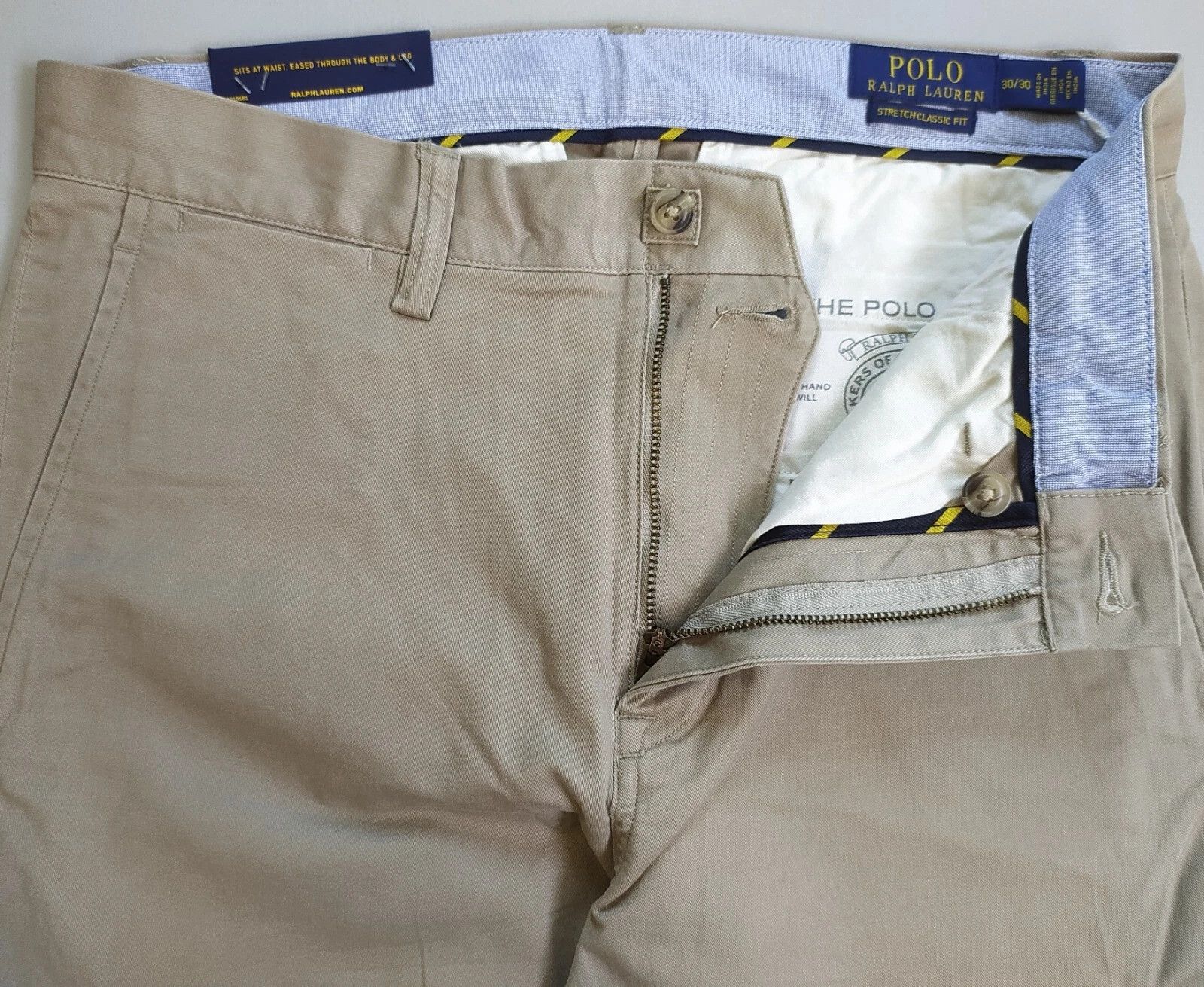 Polo Ralph Lauren Polo Ralph Lauren Stretch Classic Fit Chino Pant T 0130 Size US 30 / EU 46 - 4 Thumbnail