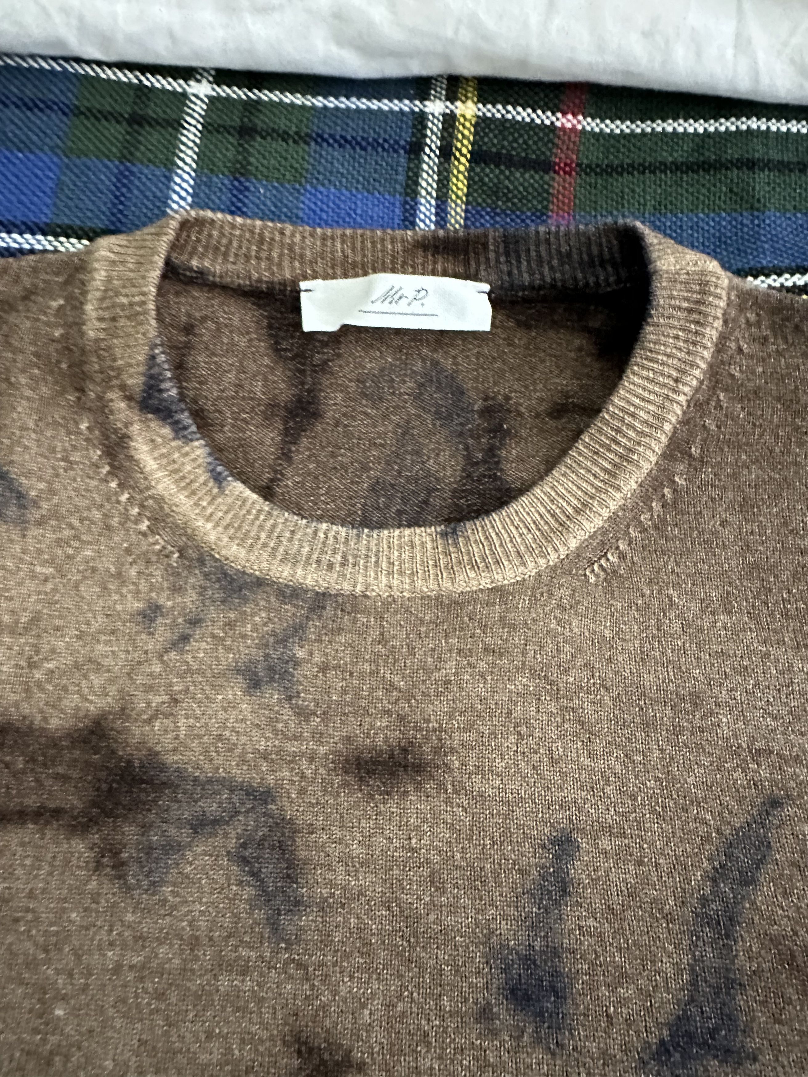 Mr P. Spray-Dyed Merino Wool Sweater Size US S / EU 44-46 / 1 - 5 Thumbnail