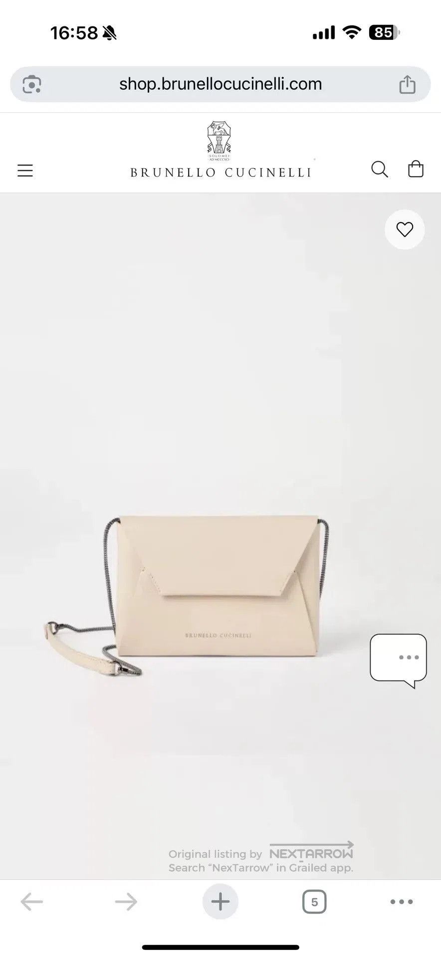 Brunello Cucinelli Brunello Cucinelli Envelope Bag. Size ONE SIZE - 8 Thumbnail