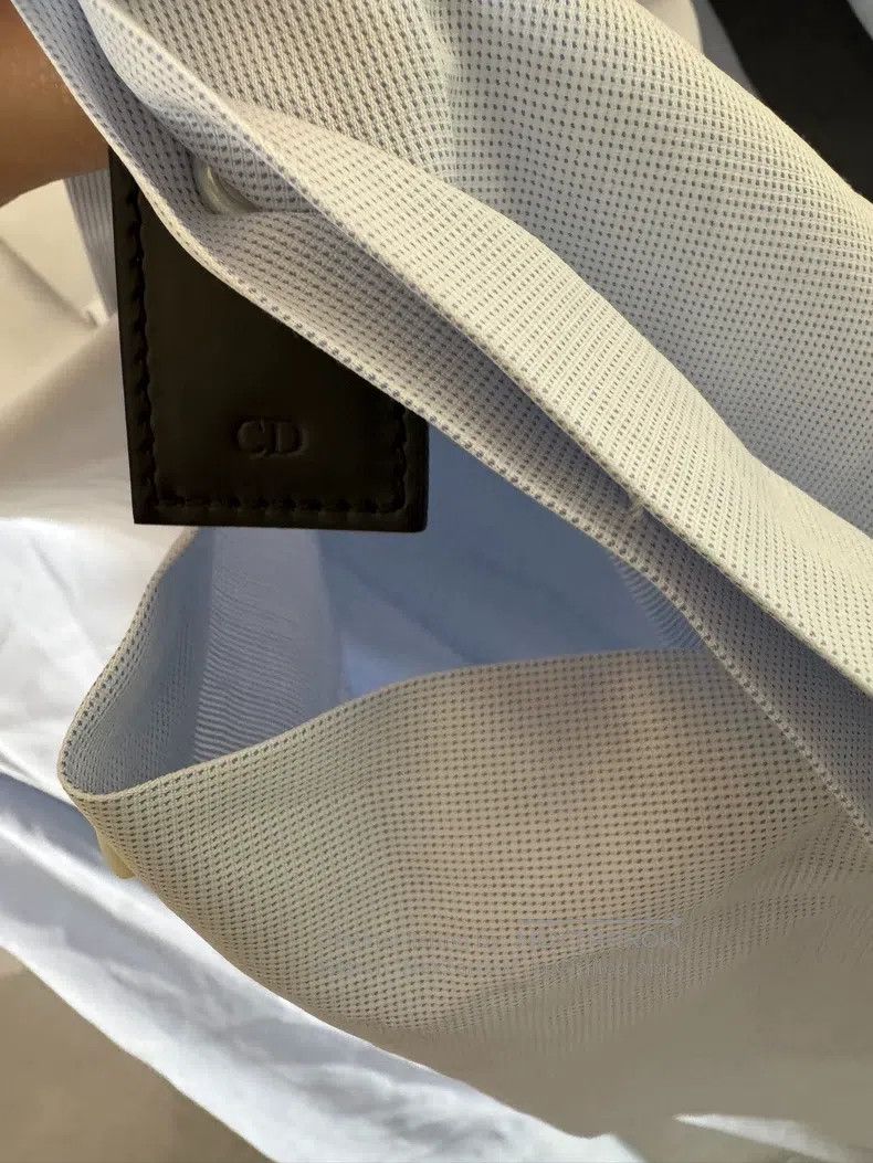 Dior Dior Size39 Small leather brand logo light blue shirt Size US XXS / EU 40 - 6 Thumbnail