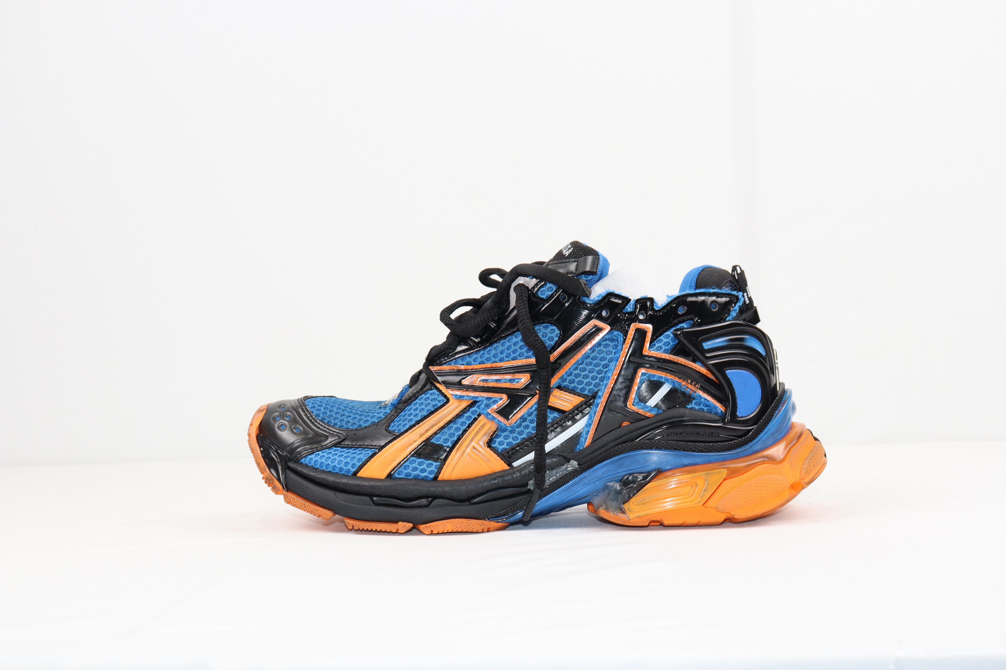 Balenciaga o1rshd1 Q:3 / Caged Mesh Runners Knicks Color Way Multicolor Size US 9 / EU 42 - 10 Thumbnail