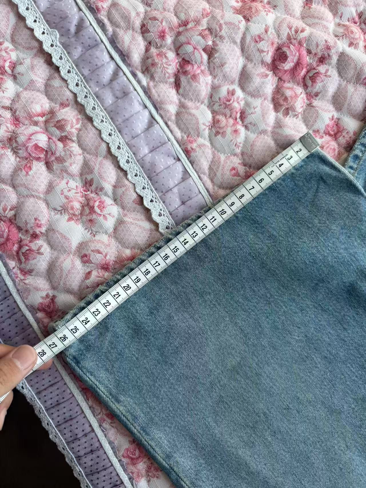 Acne Studios Acne Studios Light blue painted wide-leg jeans Size US 32 / EU 48 - 6 Thumbnail