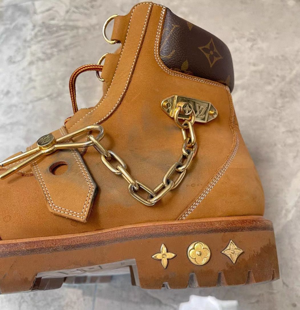 Louis Vuitton Louis Vuitton Creeper Leather Martin Boots Size US 8.5 / IT 38.5 - 5 Thumbnail