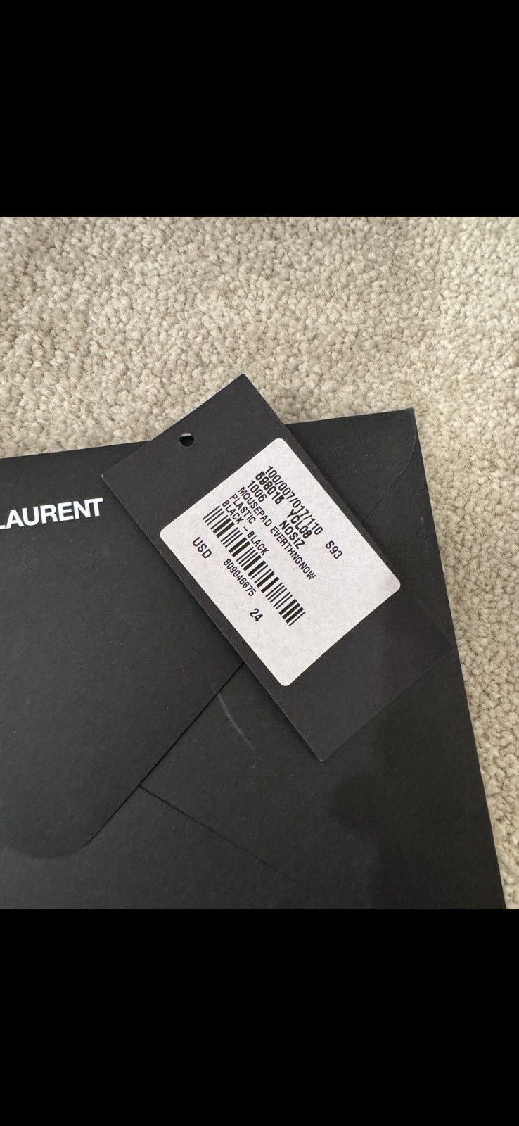 Saint Laurent Paris Saint Laurent mouse pad Size ONE SIZE - 3 Thumbnail