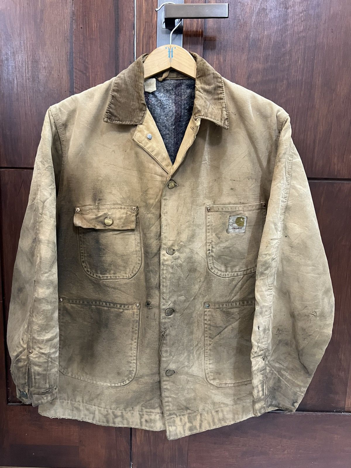 Vintage 70’s Carhartt blanket-lined duck canvas Chore Jacket
