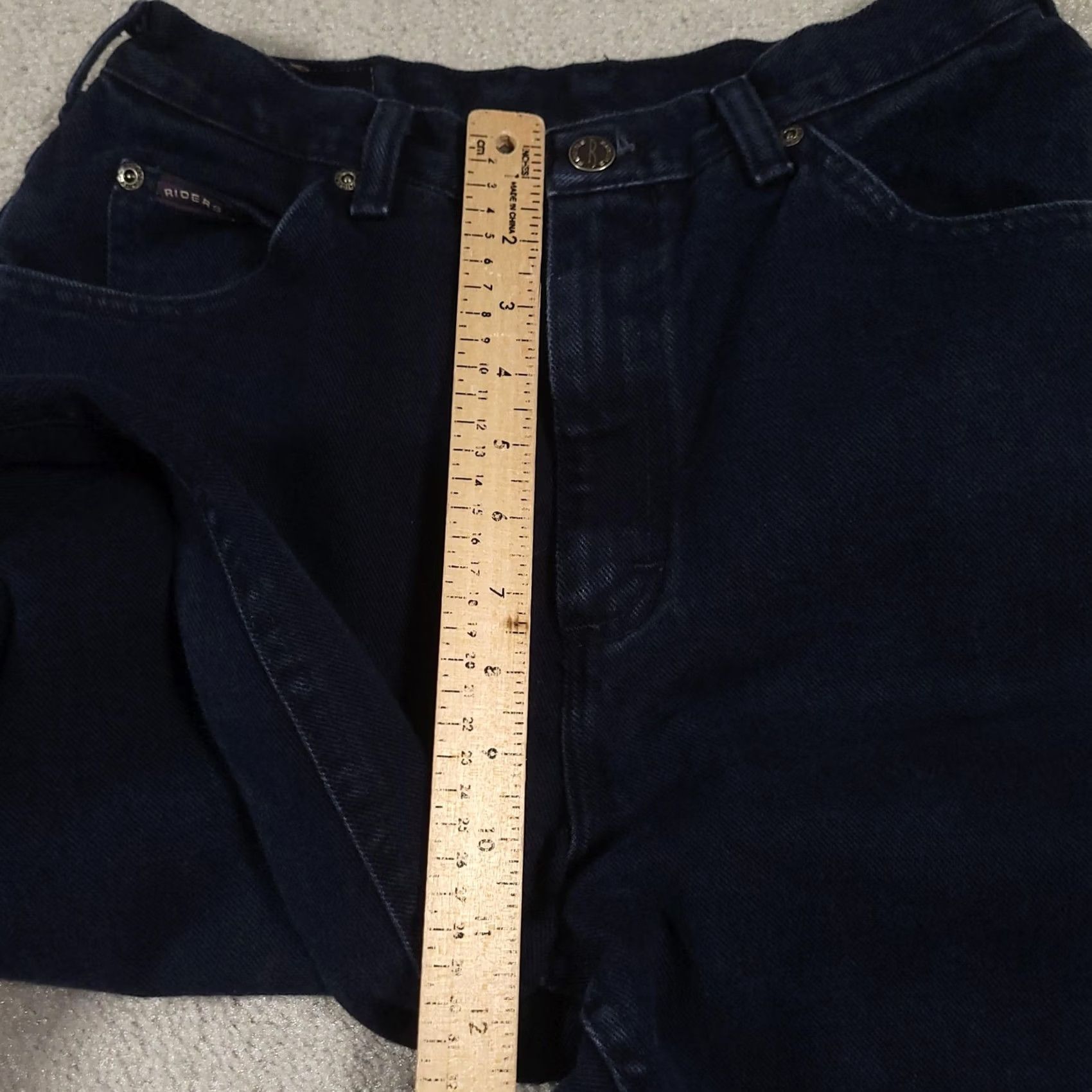 Vintage VINTAGE Lee Riders Jeans Womens 10P Dark Wash High Rise Tapered Leg Mom Denim Womens Jeans Size 32" / US 10 / IT 46 - 5 Thumbnail