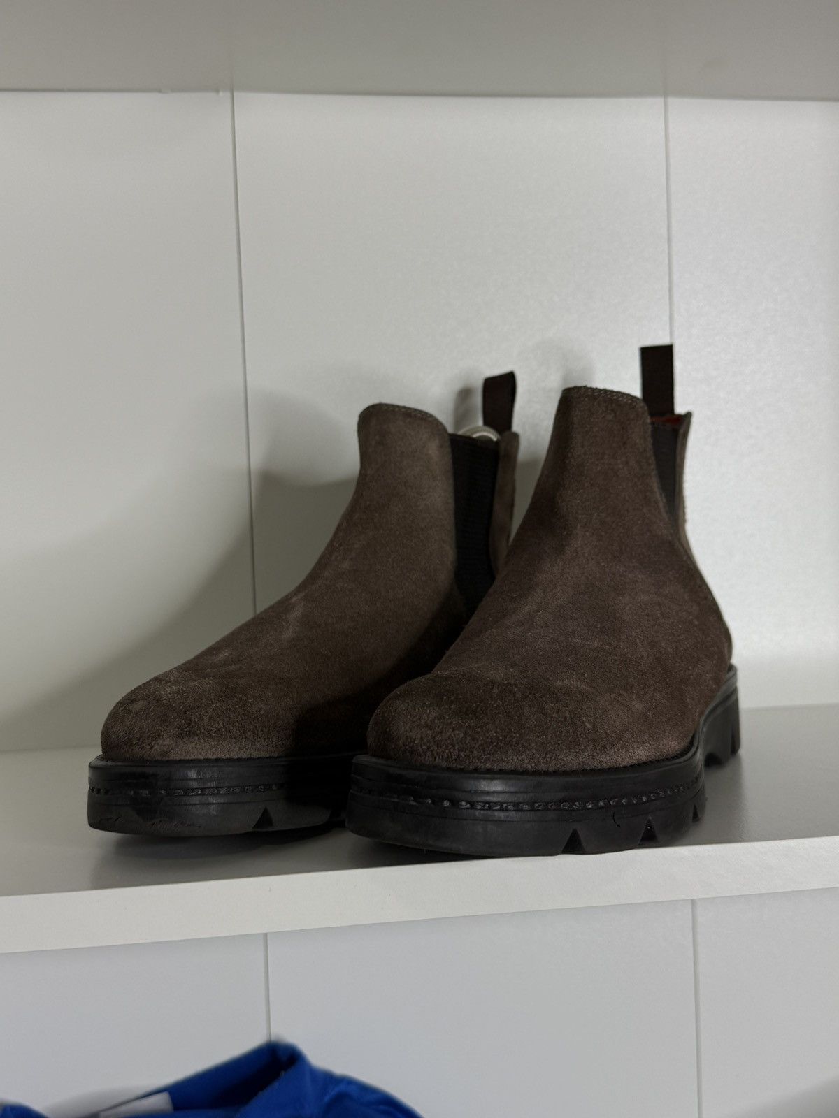 Santoni Santoni Suede Leather Chelsea Boots size 36.5 Size US 6.5 / IT 36.5 - 2 Thumbnail